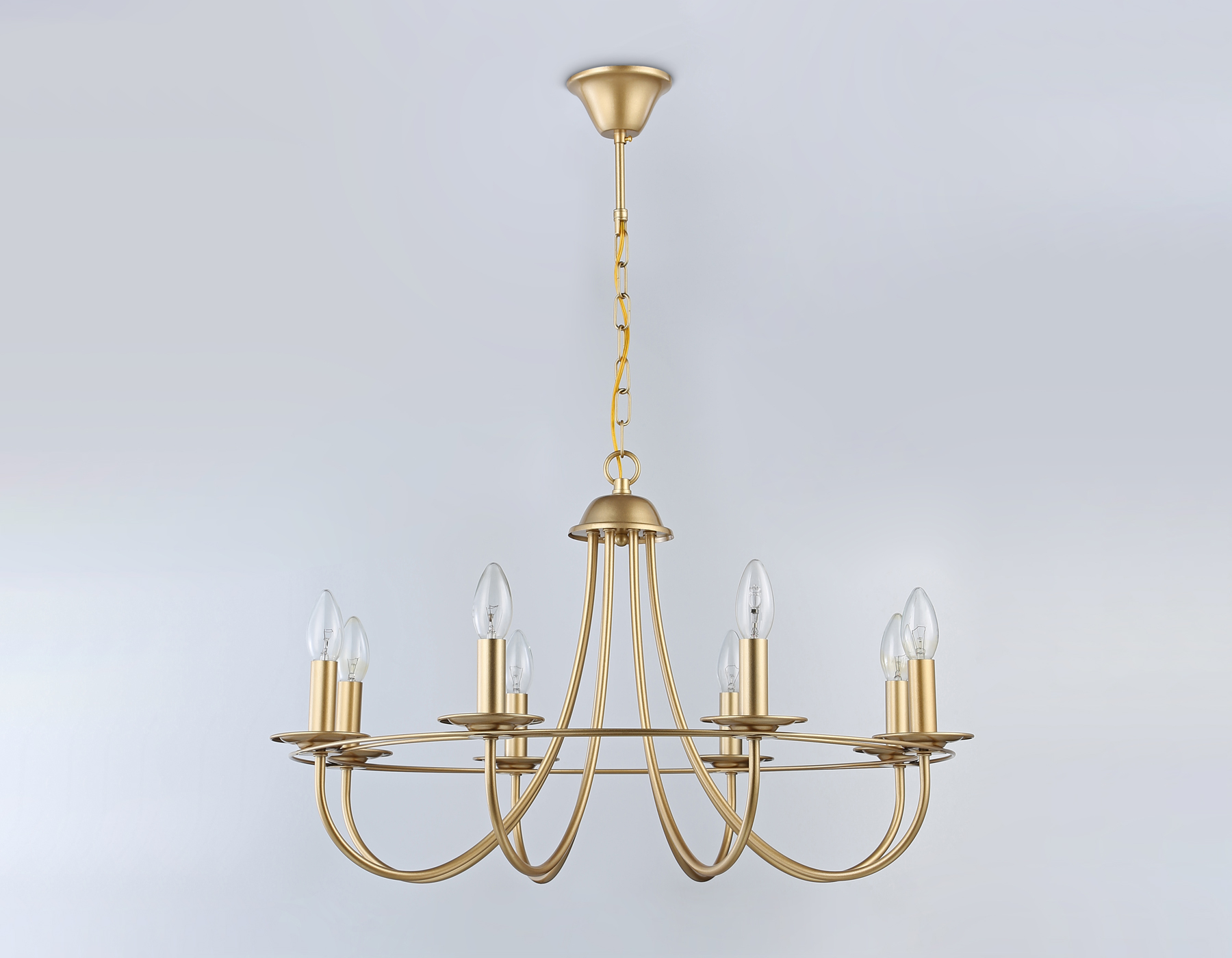 TR9616/8 CGD золото E14*8 max 40W D690*770