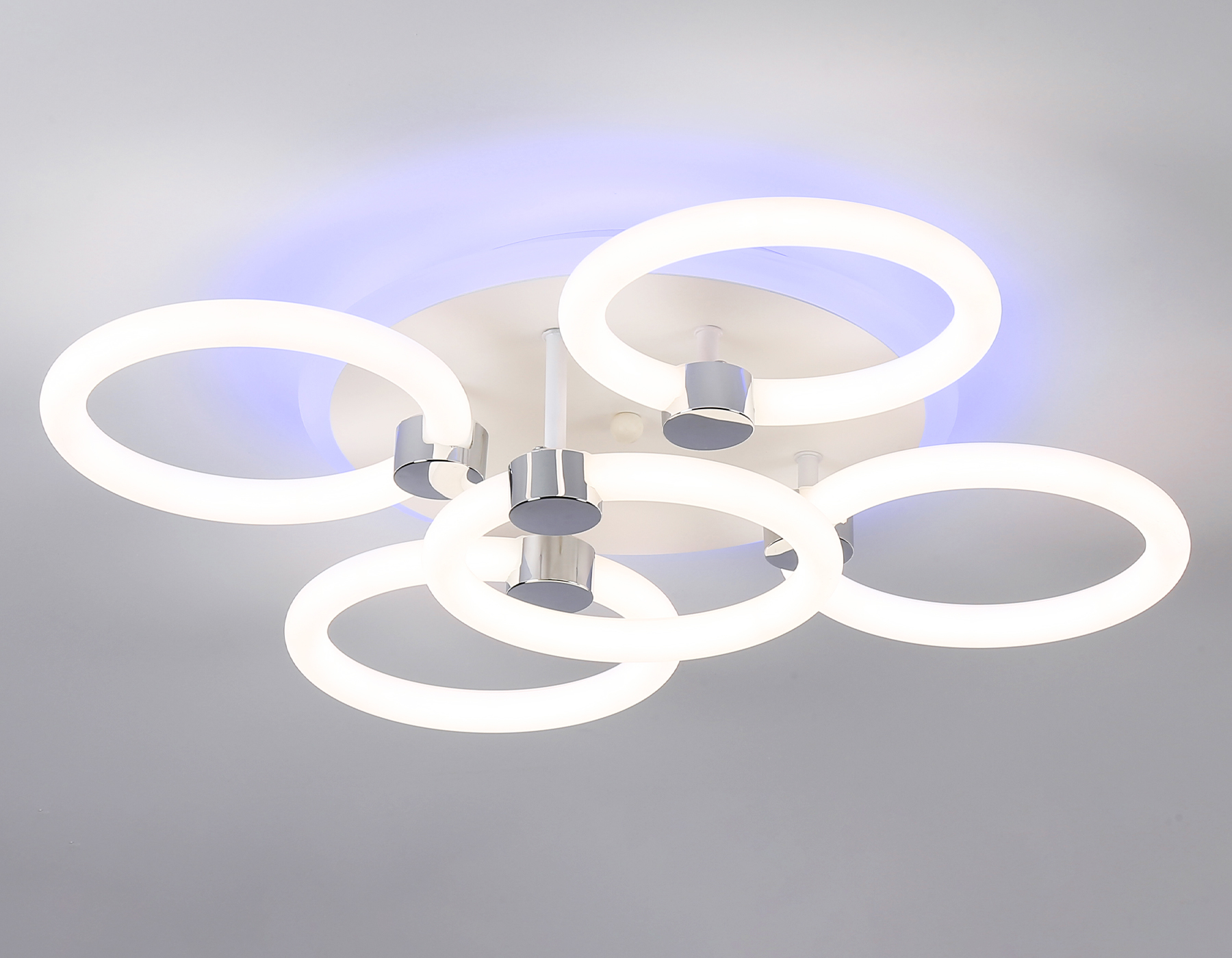 FA3841/4+1 WH белый 70W 3000K-6400K+RGB D538*115 (ПДУ РАДИО 2.4G)