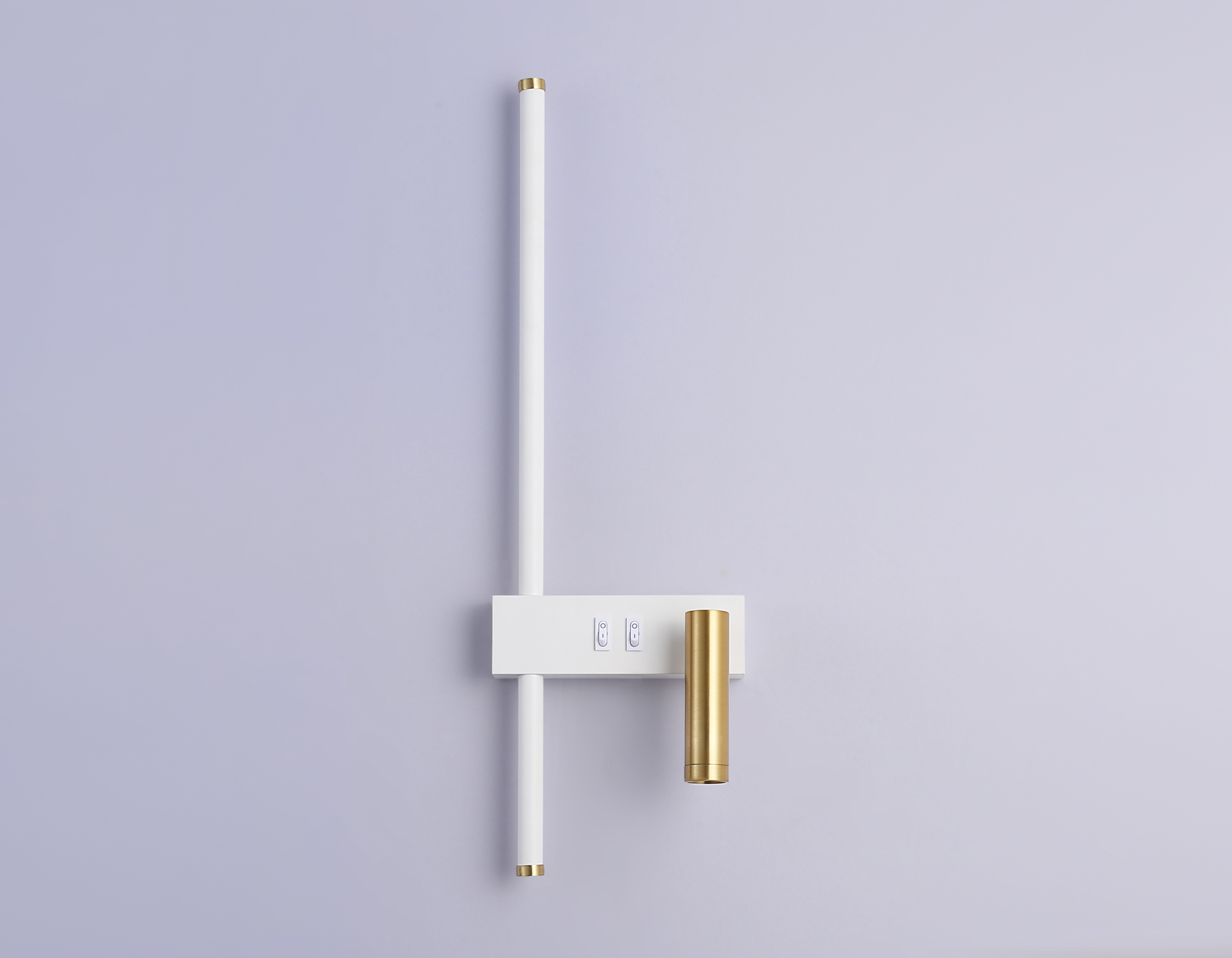 FL5207/2 SWH/GD белый песок/золото LED 4200K 7W+5W 500*160*111.5