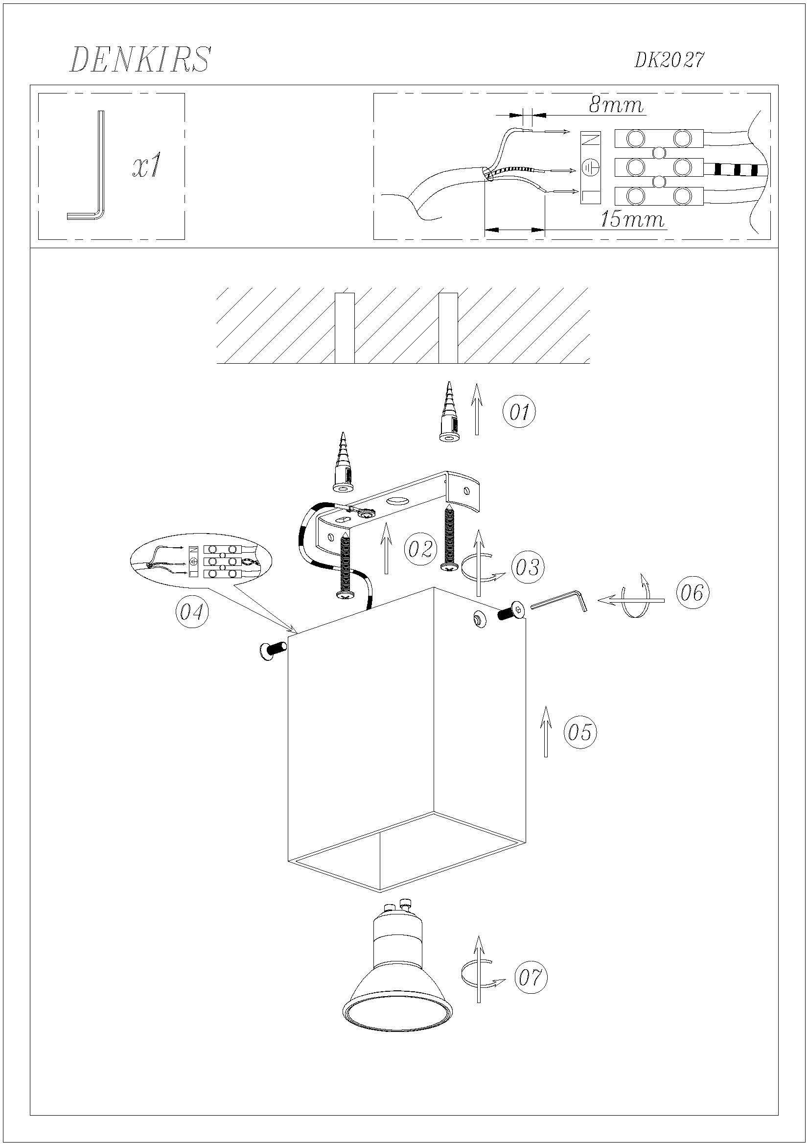 DK2027-OR Светильник накладной IP 20, 50 Вт, GU10, оранжевый, алюминий