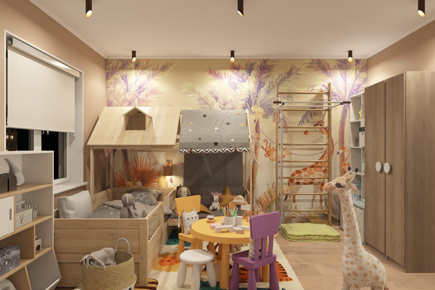 DK2011-CH Светильник накладной IP 20, 50 Вт, GU10, коричневый, алюминий