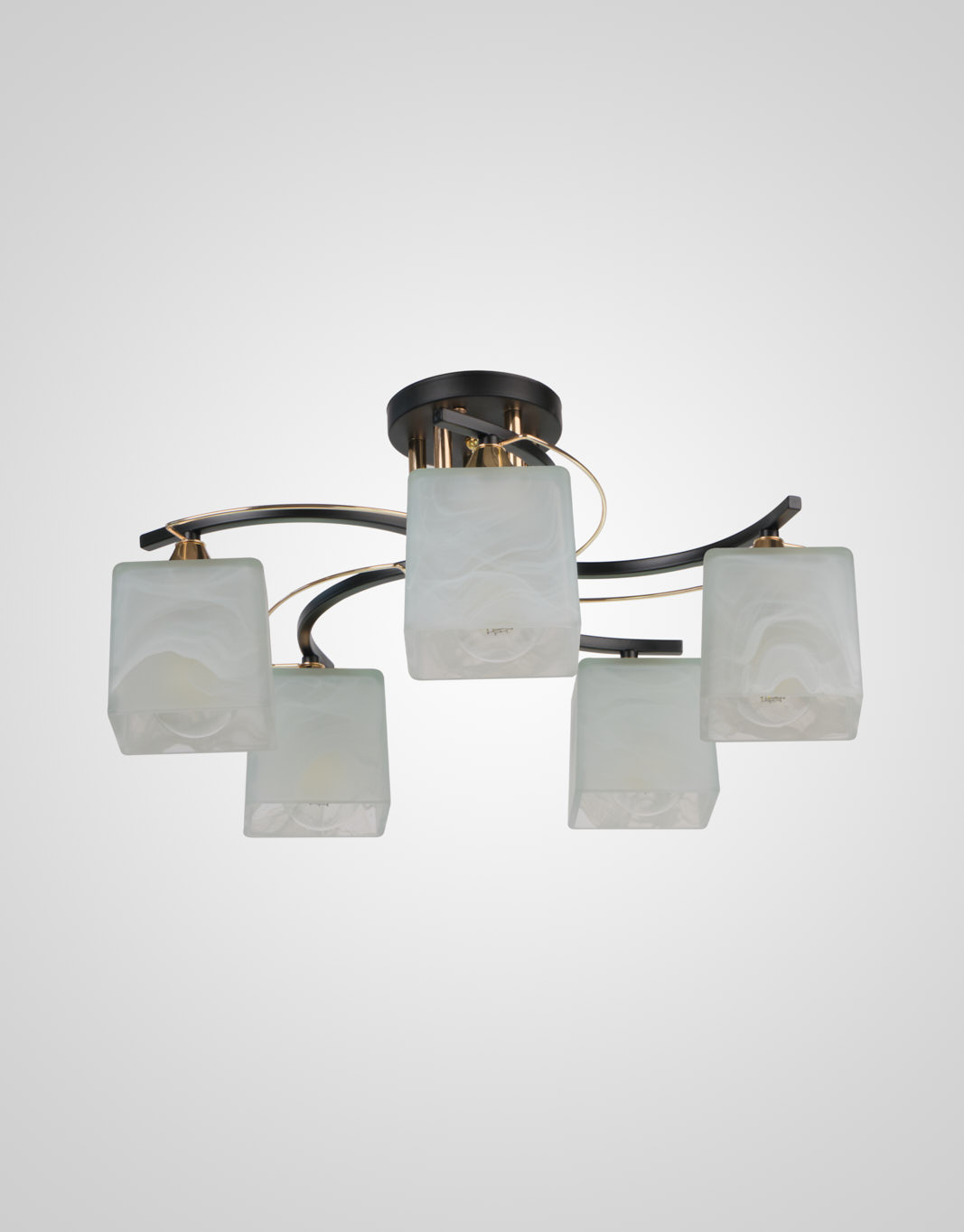 Потолочный светильник P5535-5 BK+GD 000029941