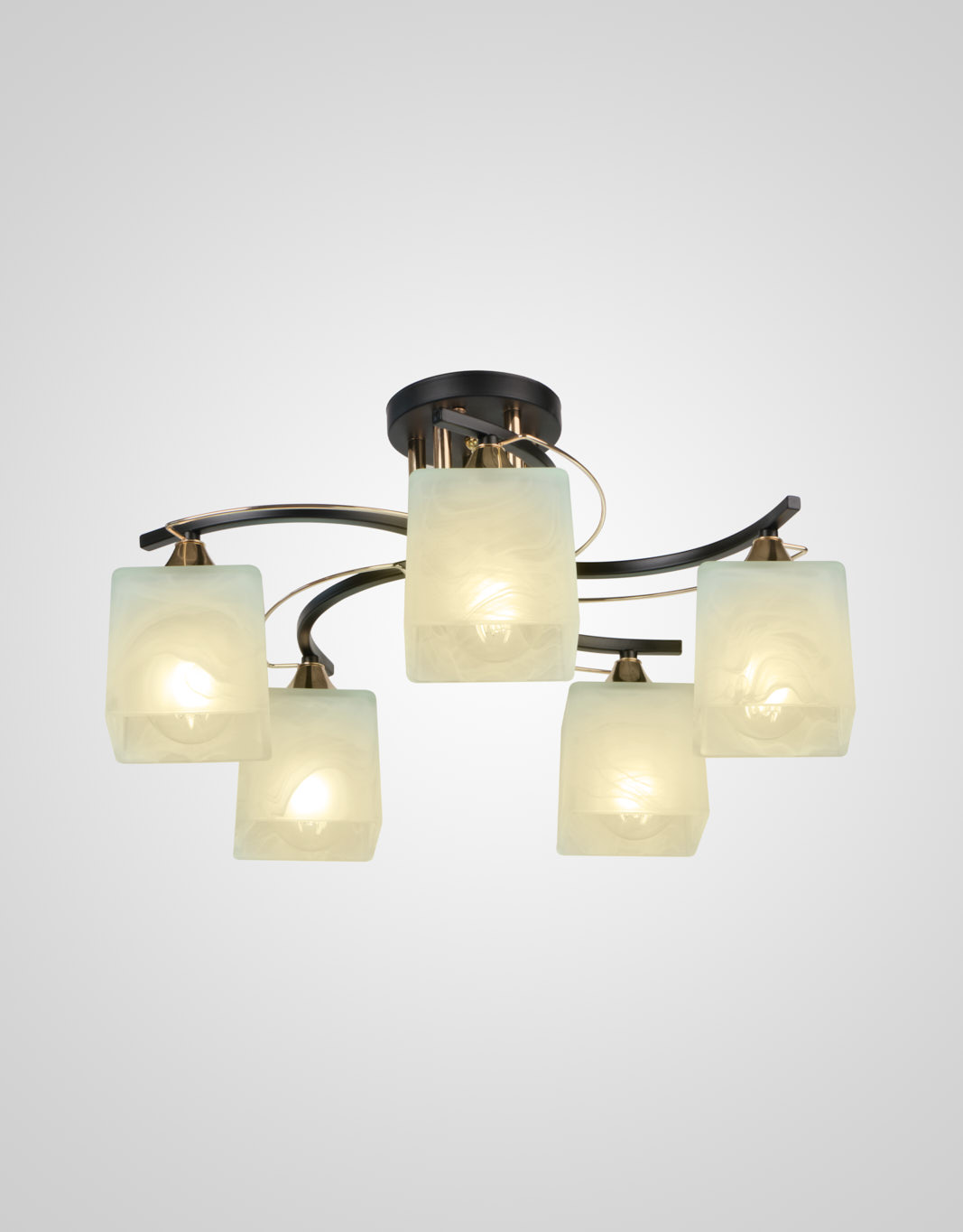 Потолочный светильник P5535-5 BK+GD 000029941