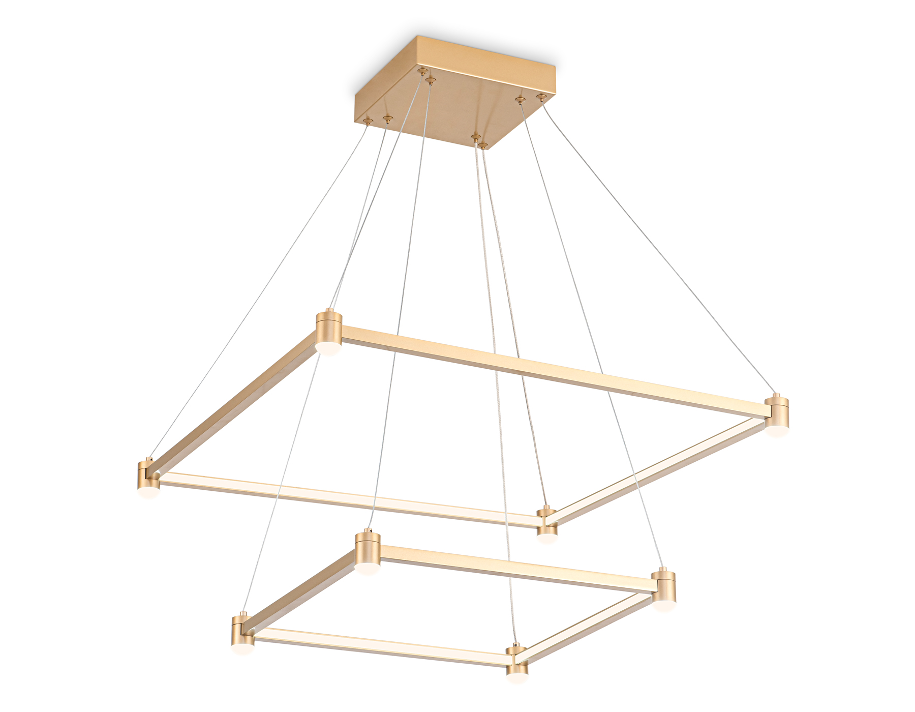 FL5599/2+8 GD золотой 60W 3000K/4200K/6400K 600*600*1300 (без ПДУ)