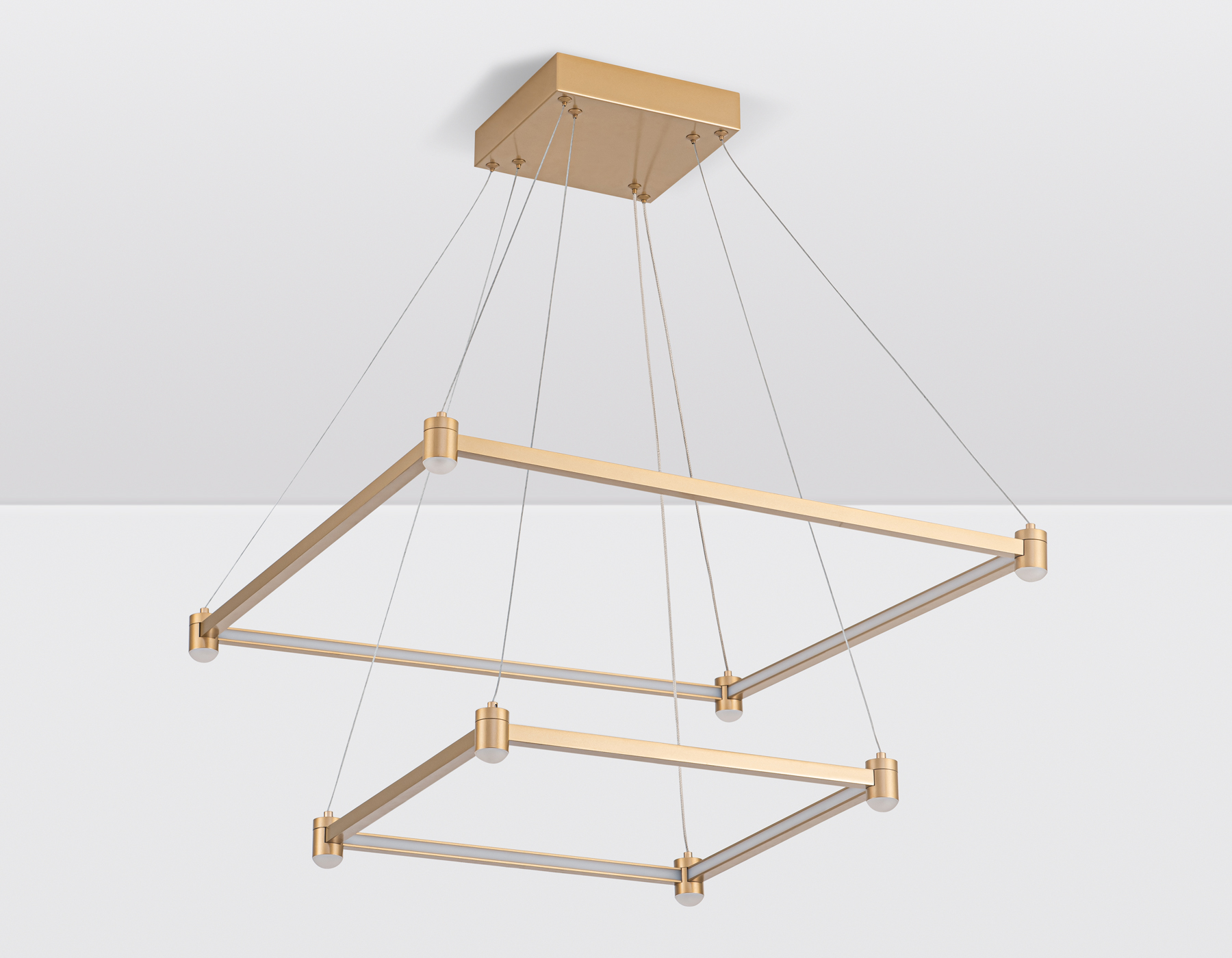FL5599/2+8 GD золотой 60W 3000K/4200K/6400K 600*600*1300 (без ПДУ)