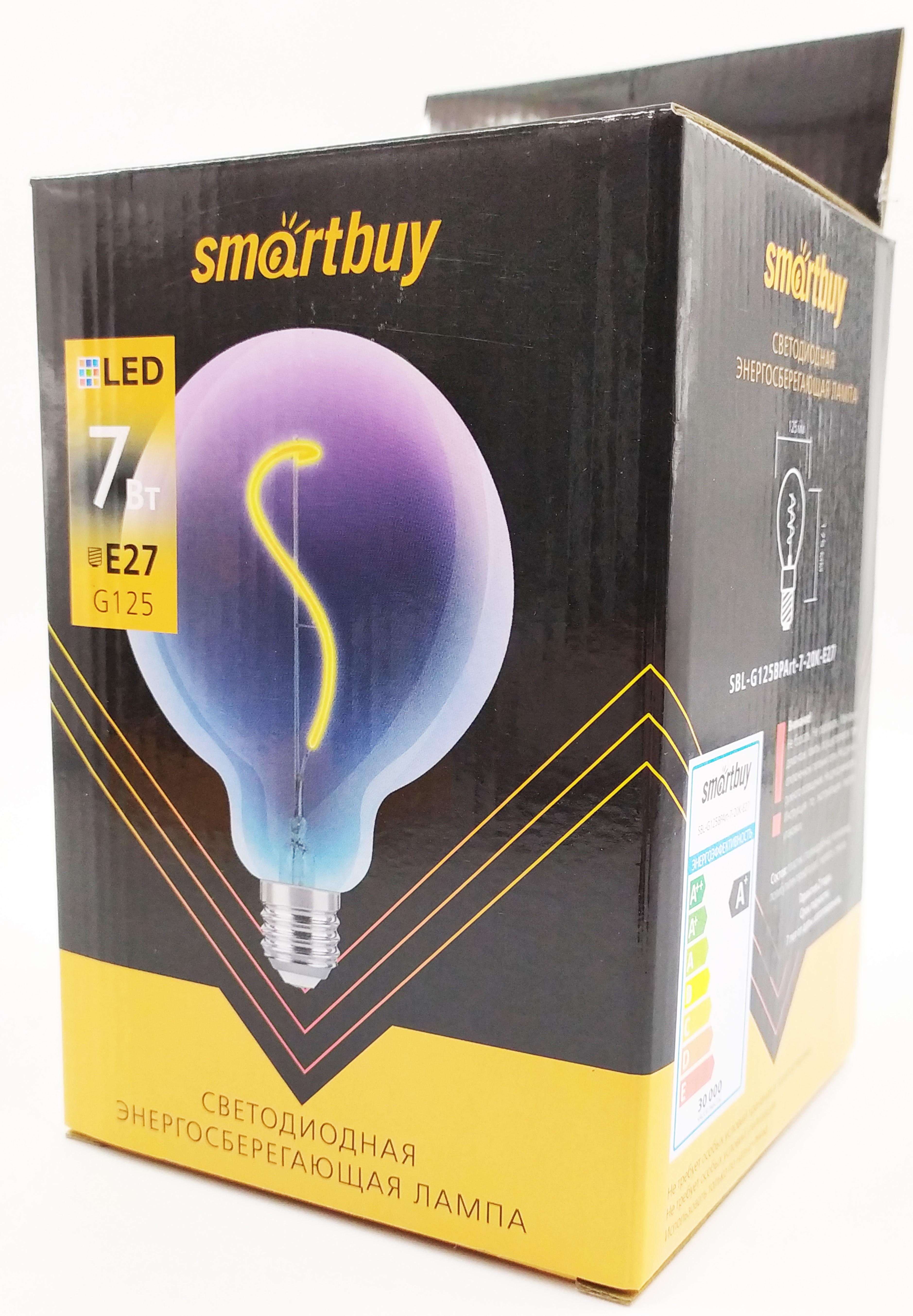 Светодиодная (LED) Лампа ART Smartbuy-G125BP-7W/2000/E27