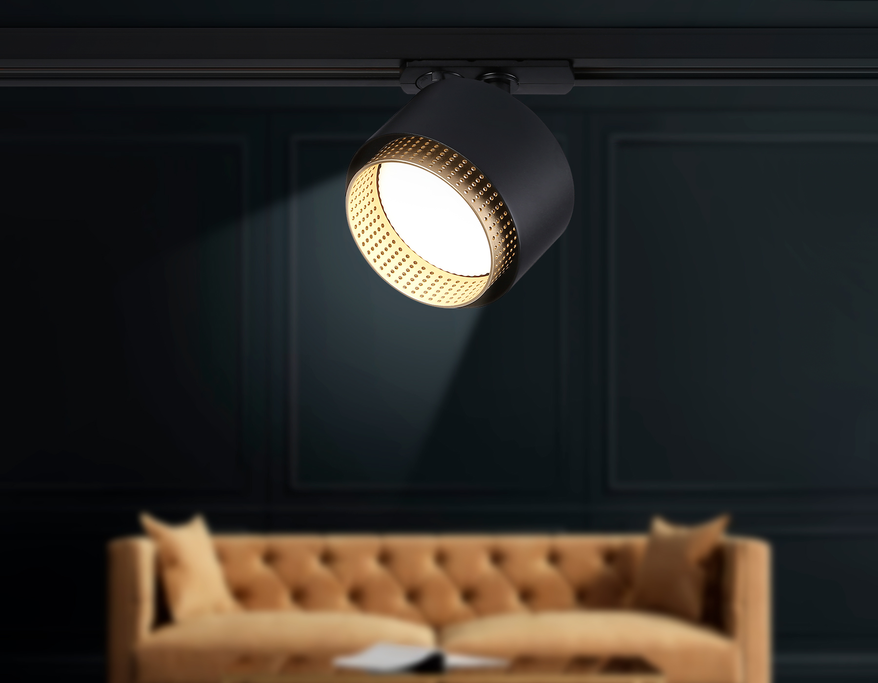 GL5381 BK/GD черный/золото GX53 max 12W D95*130