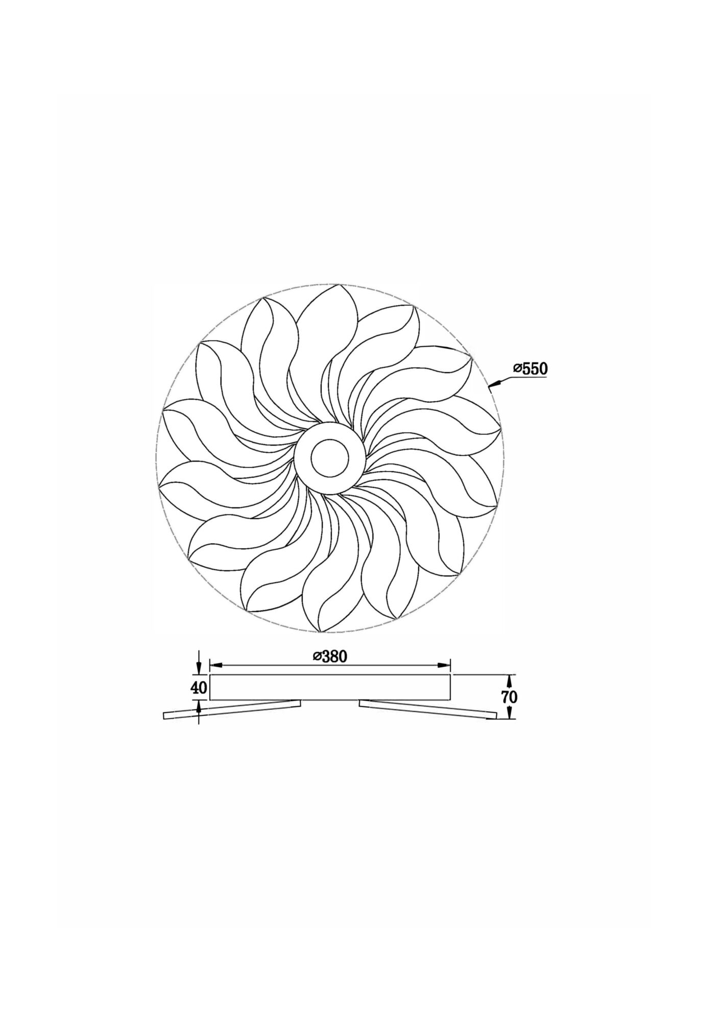 Потолочный светильник Freya FR10023CL-L127W
