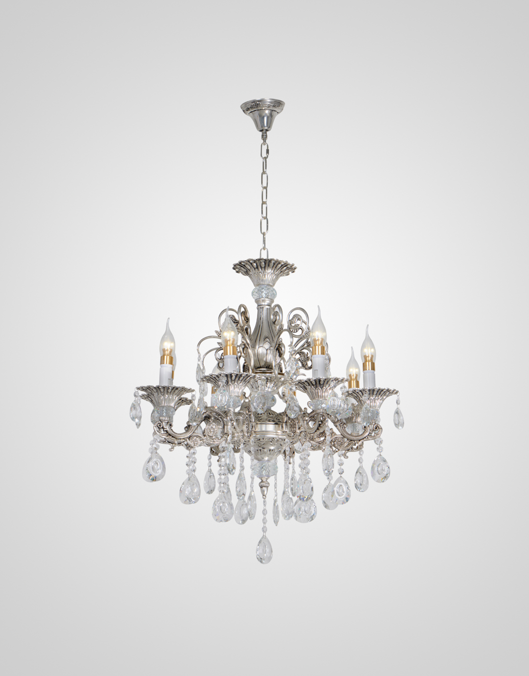 Подвесная люстра 6628S-8 SBG 000023785