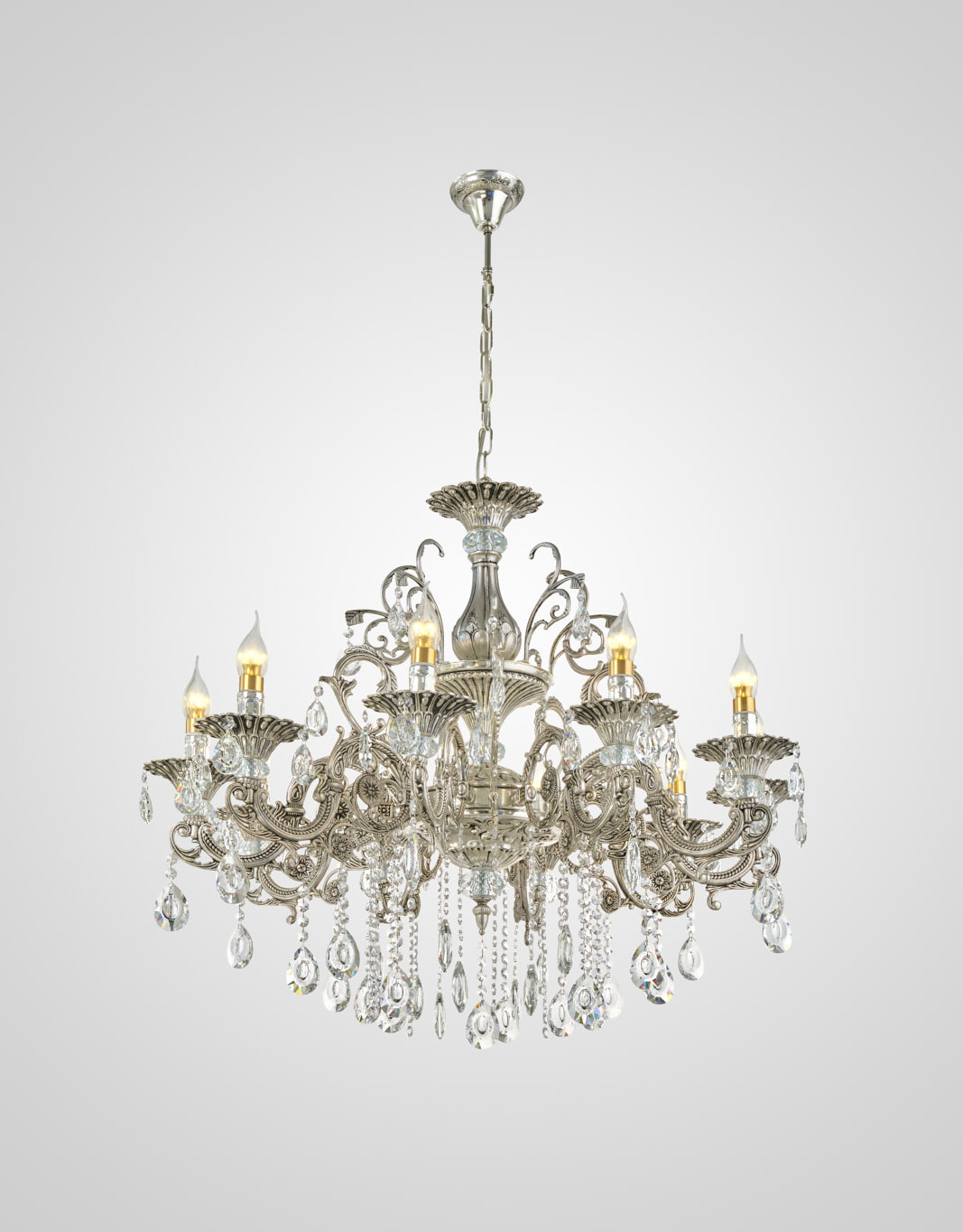 Подвесная люстра 6628S-10 SBG 000023786