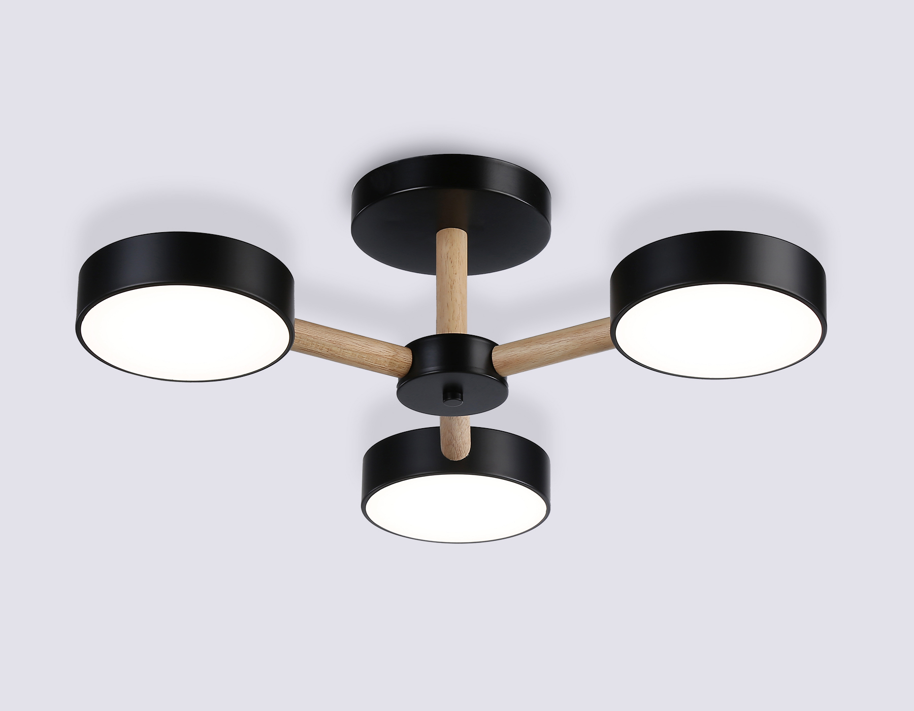 FL4823/3 BK черный 3000K-6400K 40W D580*160 (ПДУ ИК)