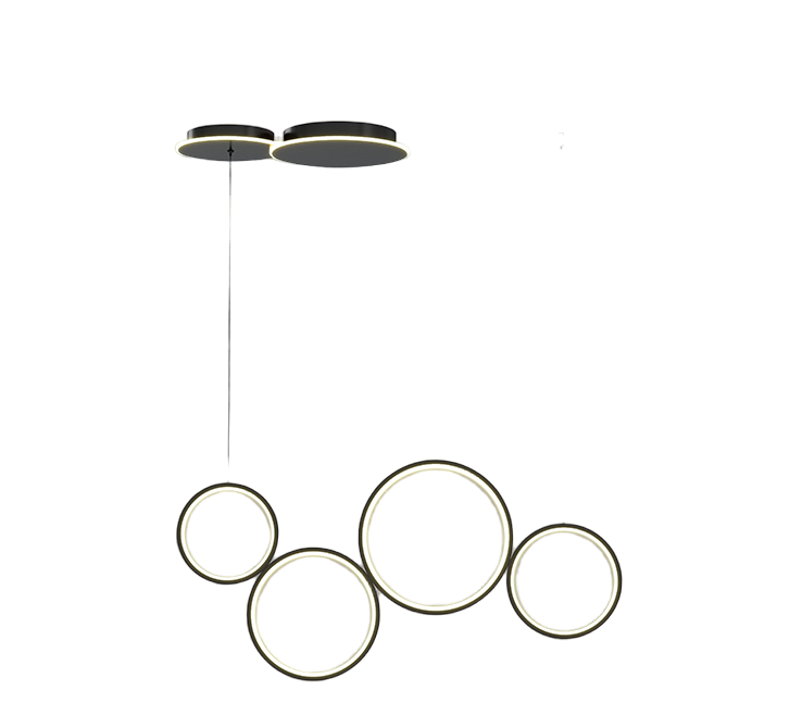 Подвесной светильник PS8185-4 BK 000057023