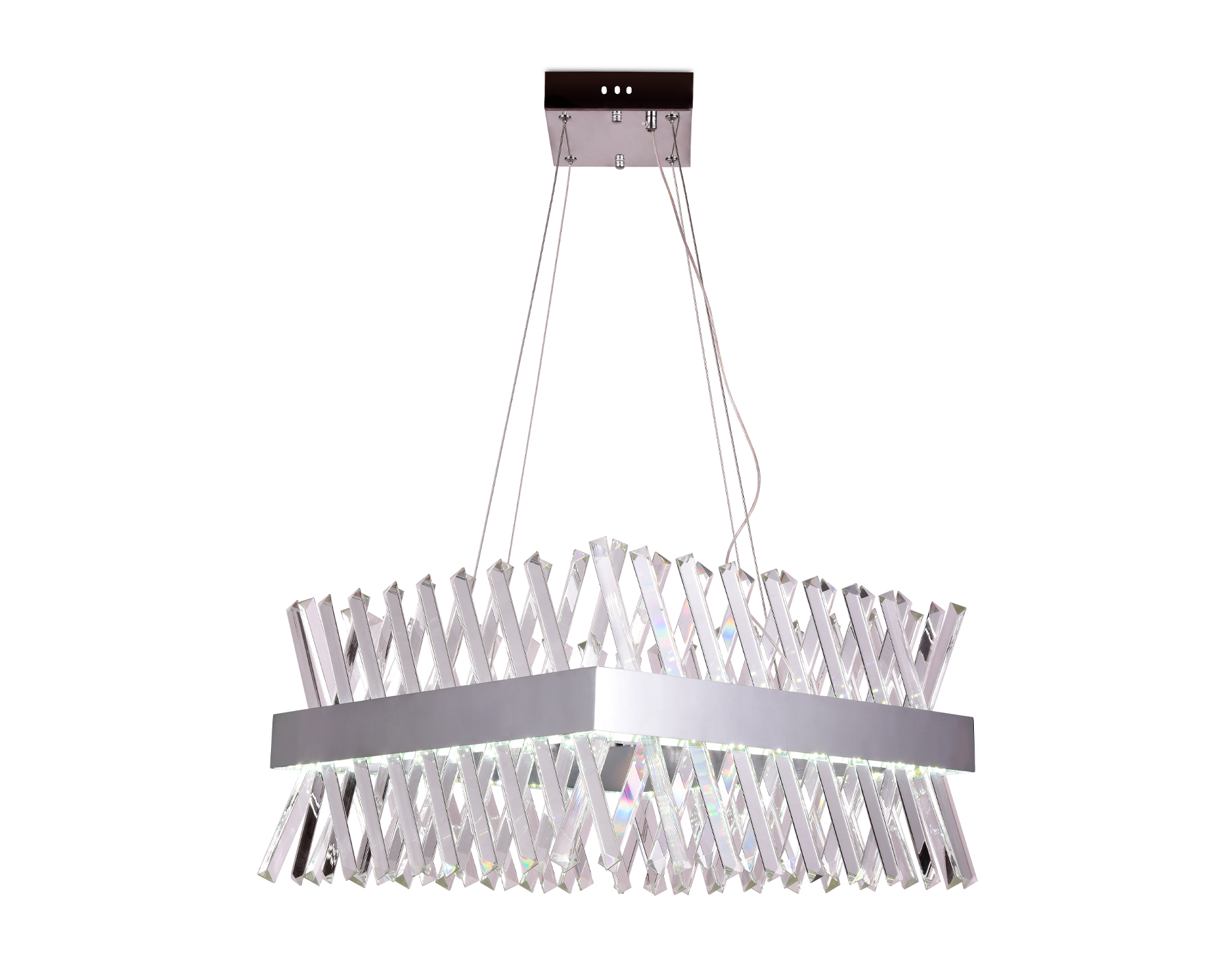 TR5315 CH/CL хром/прозрачный 144W 500*500*750 (Без ПДУ)