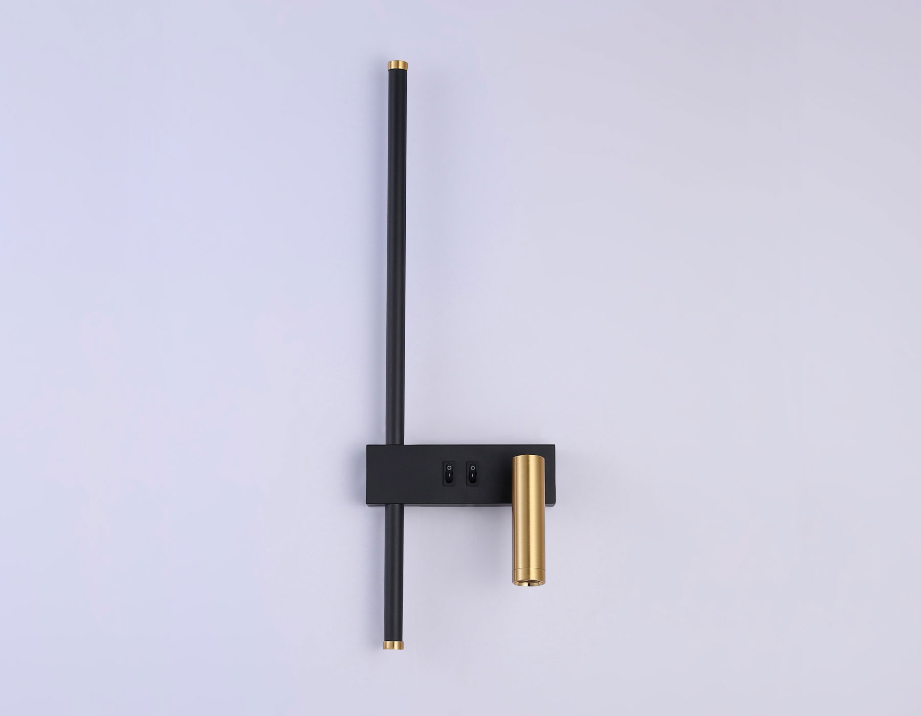 FL5209/2 BK/GD черный песок/золото LED 4200K 7W+5W 500*160*111.5