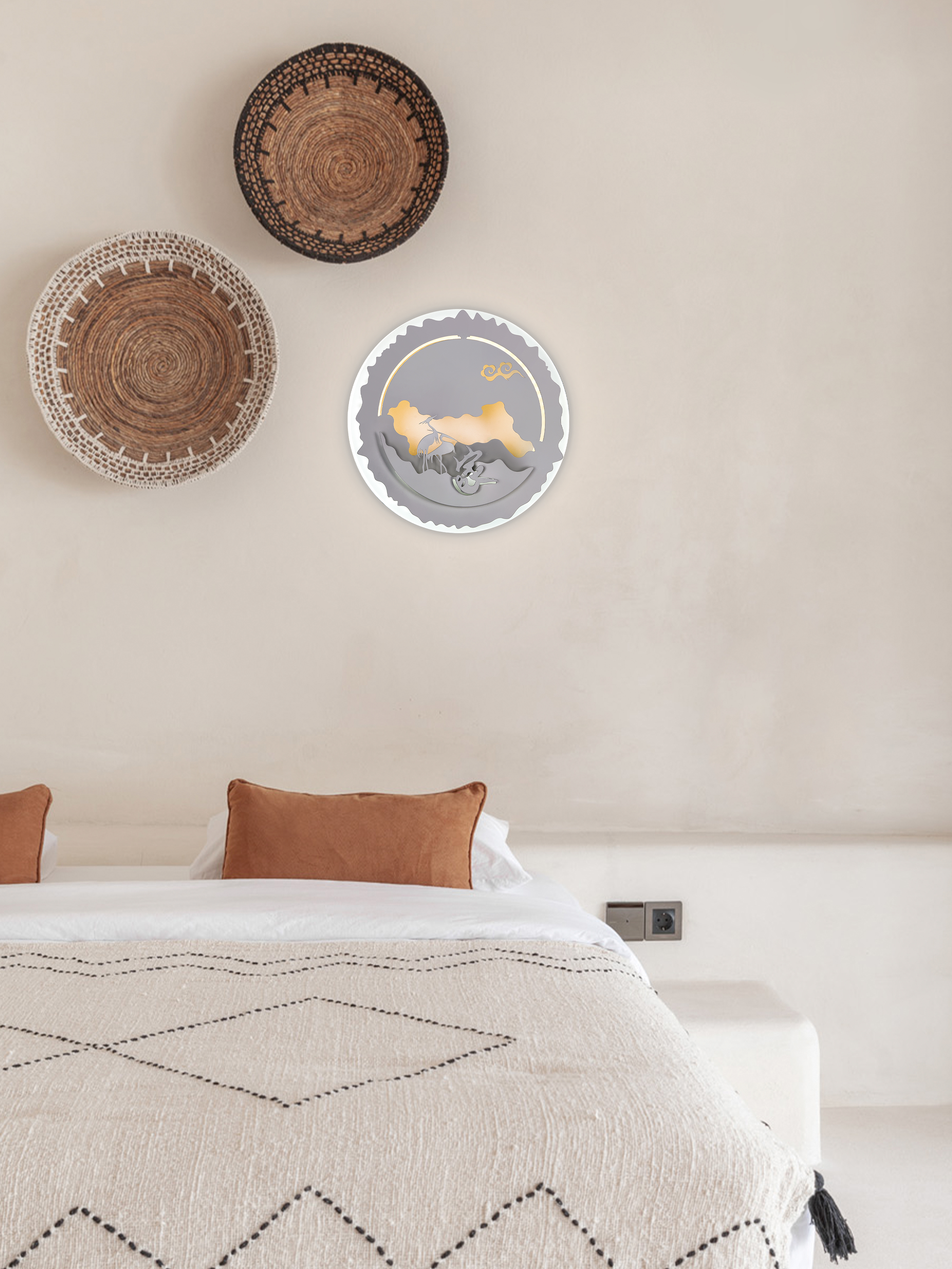 Настенный светильник 6276W 33W GR 000028223