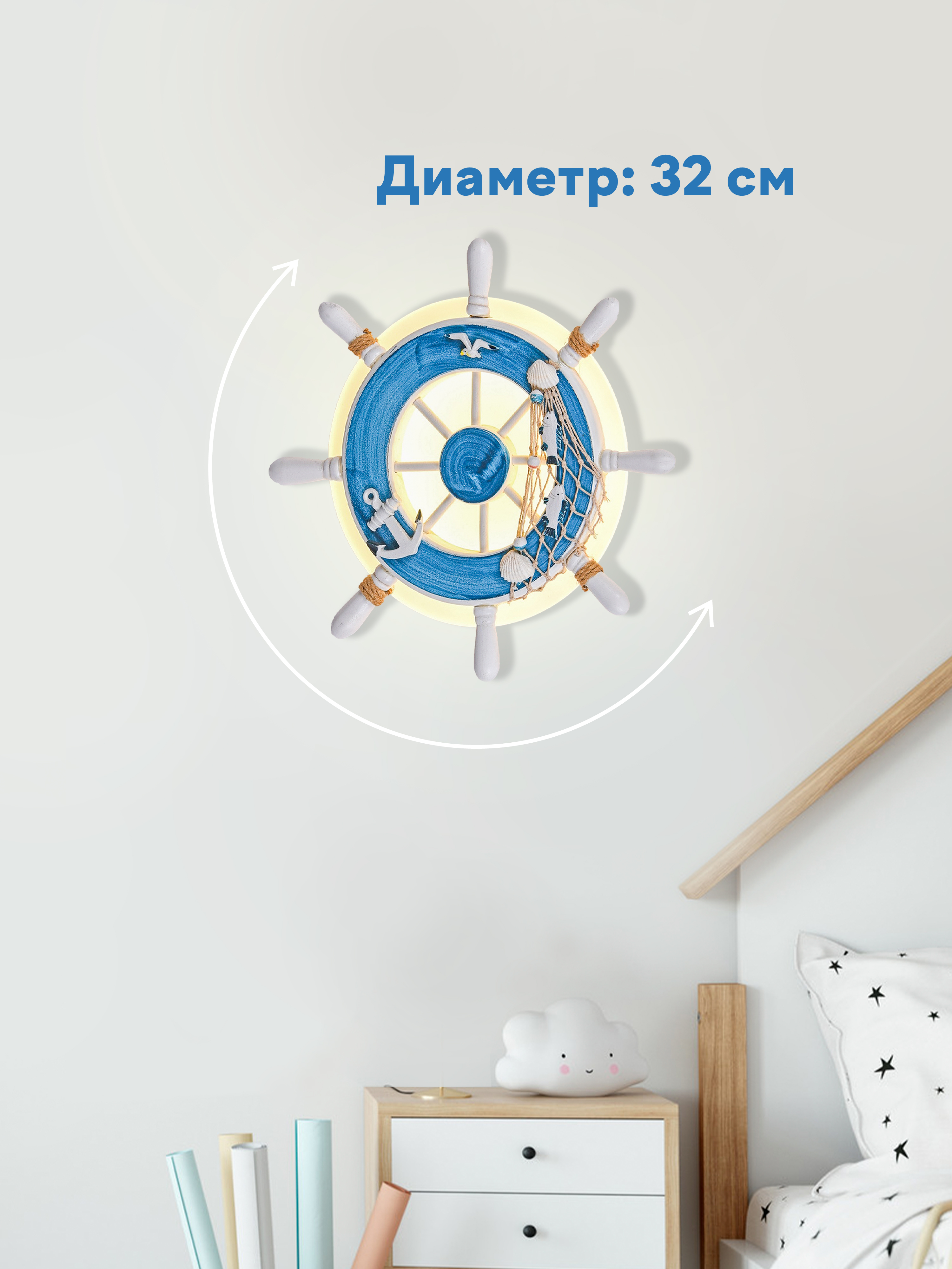 Настенный светильник 6017W 21W BL 000028226