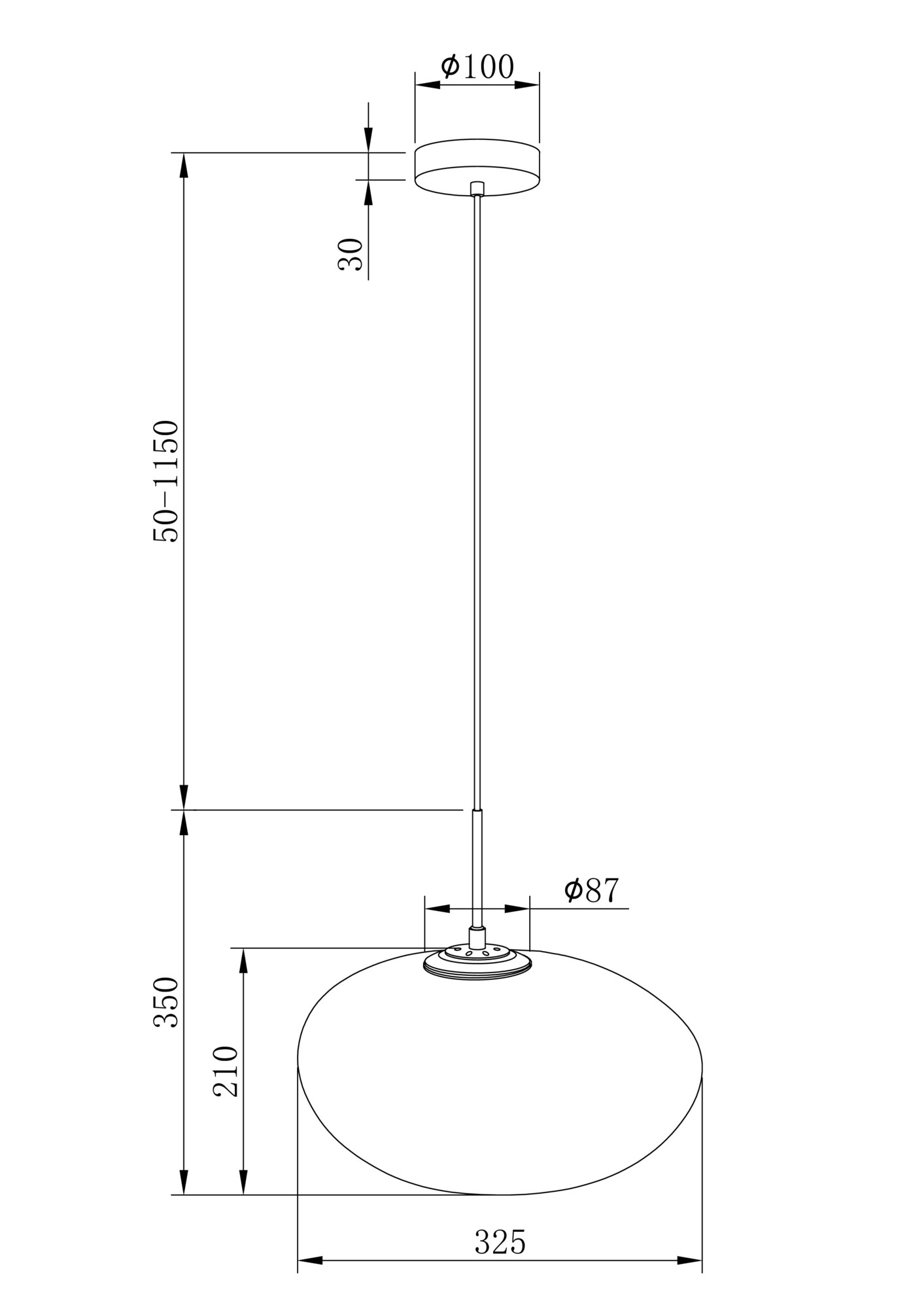 Подвесной светильник Maytoni MOD004PL-L5S3K