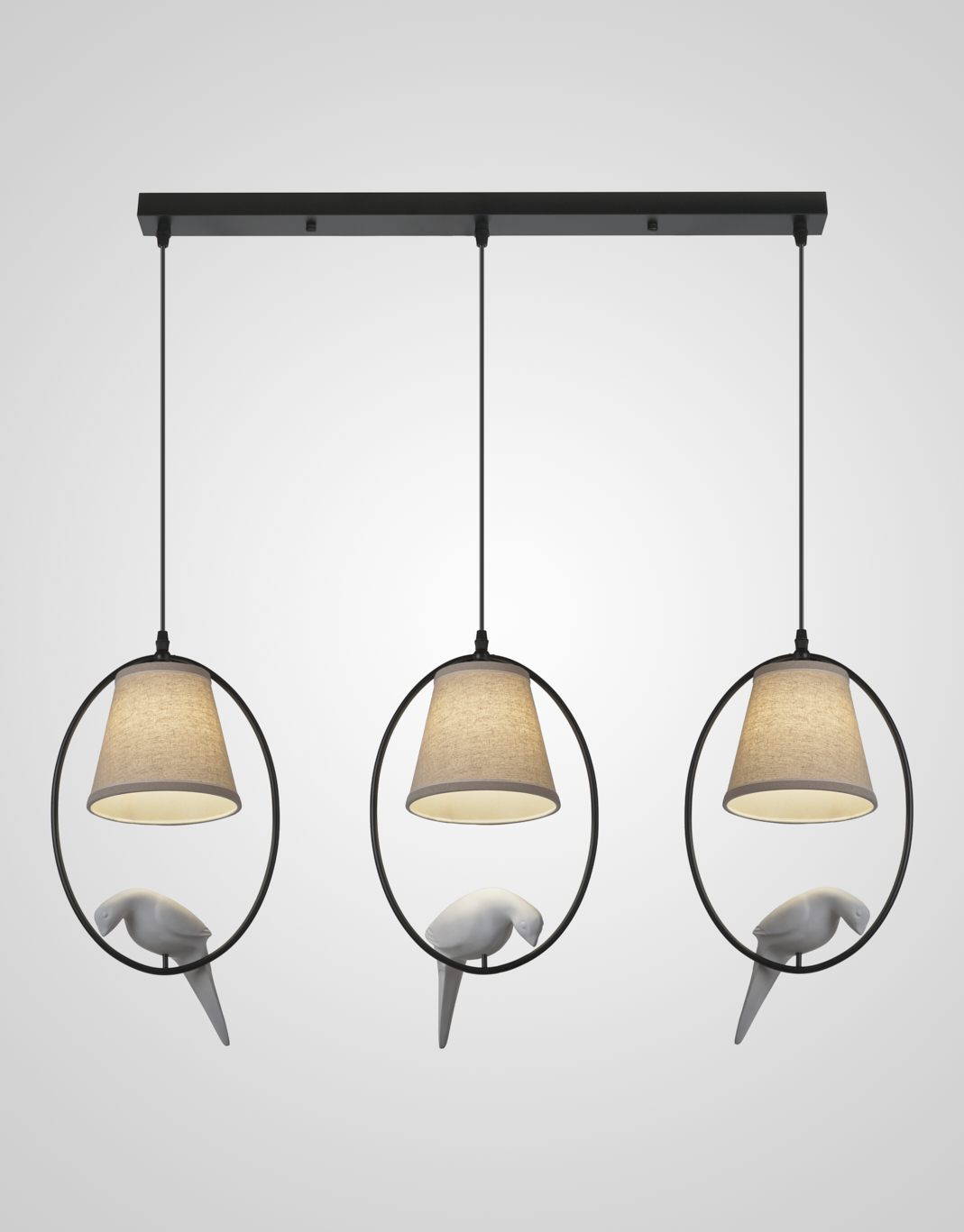 Подвесной светильник PS7517-3 WT+BK 000062592