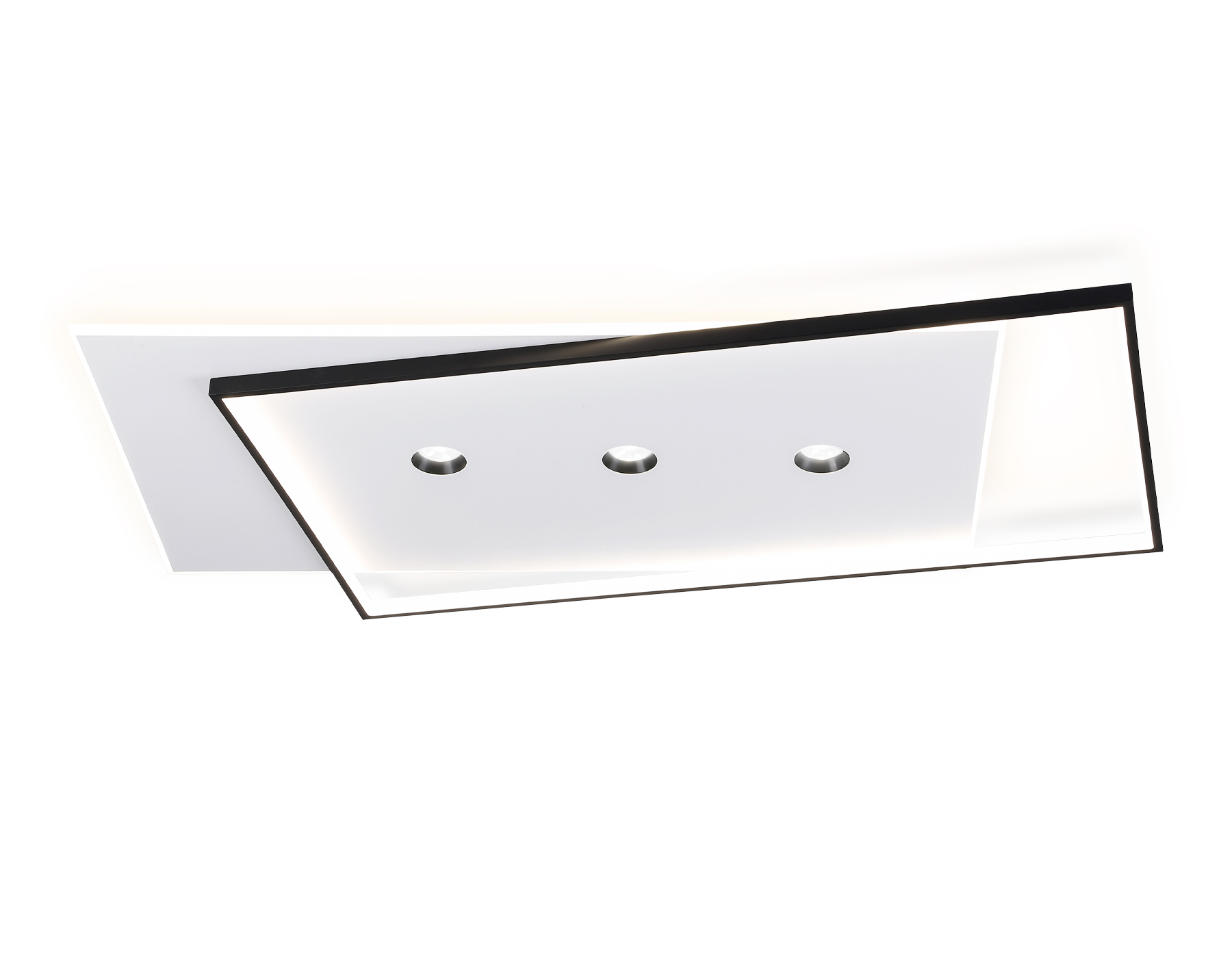 FL5066 WH/BK белый/черный 135W 3000K-6400K+4200K 1100*650*60 (ПДУ РАДИО 2.4G)