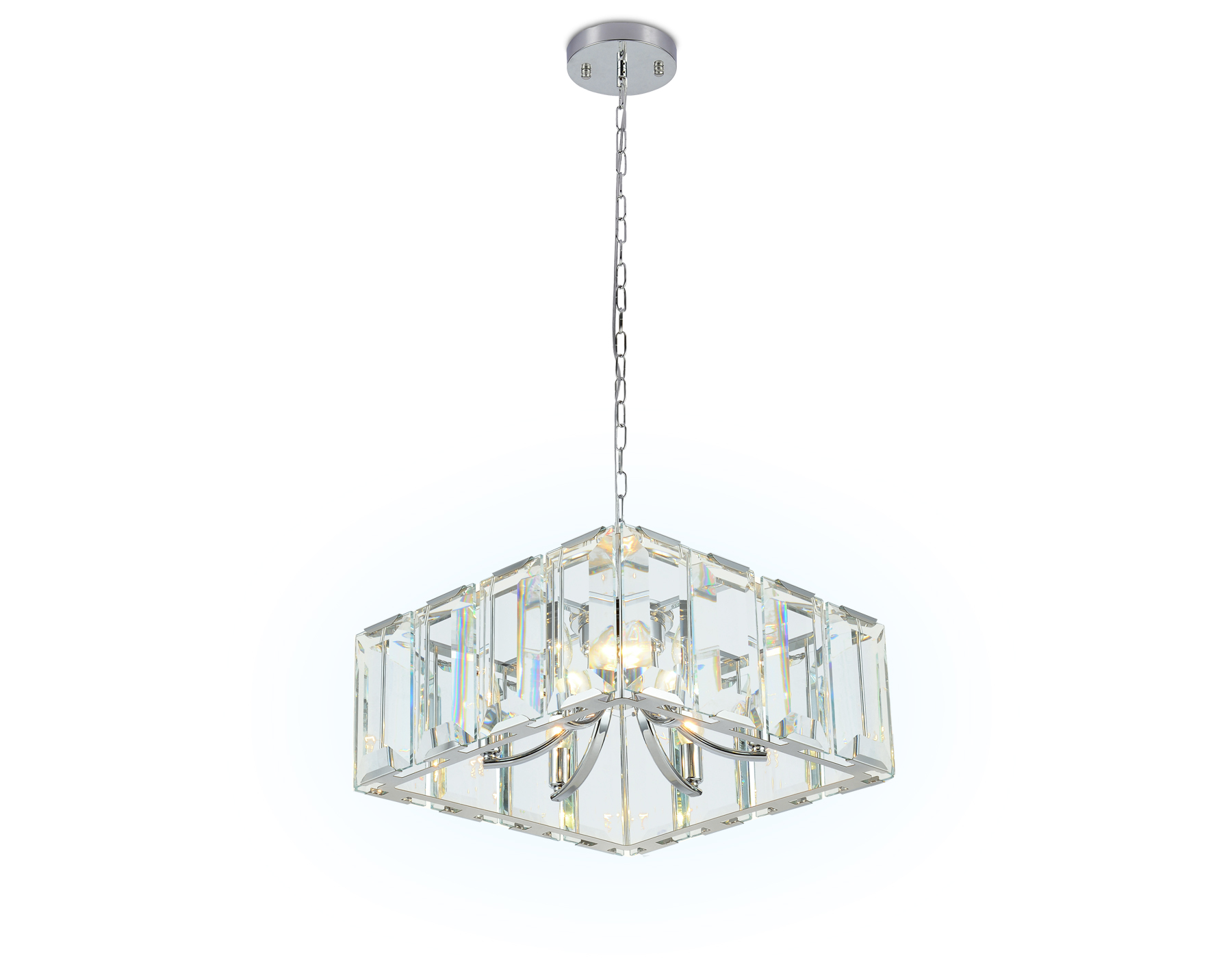 TR5148 CH/CL хром/прозрачный E14/6 max 40W 500*500*1000