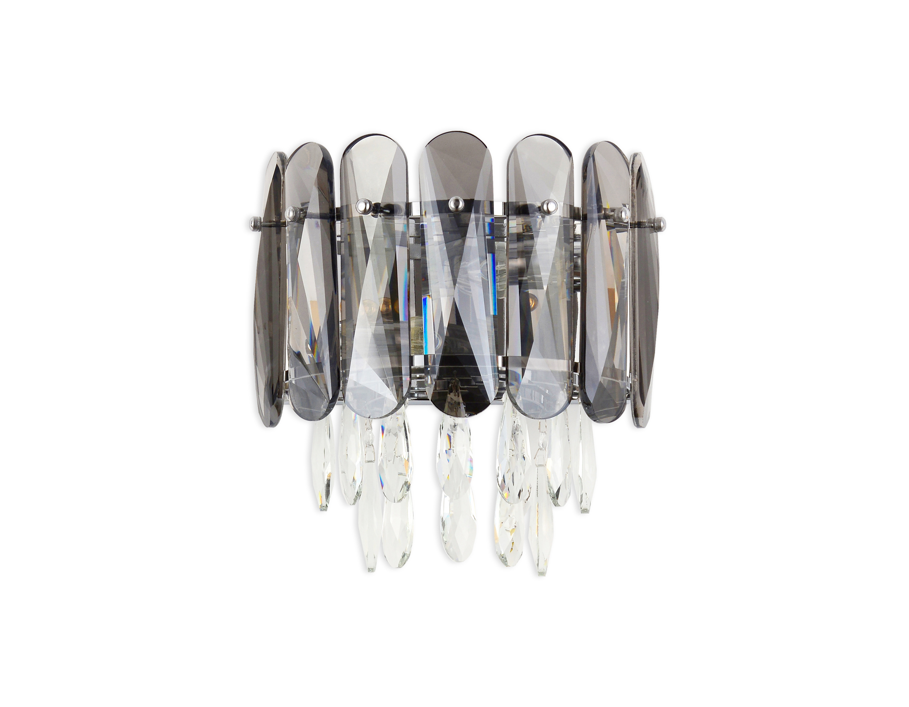 TR5077/2 CH/SM/CL хром/дымчатый/прозрачный E14/2 max 40W 280*280*170