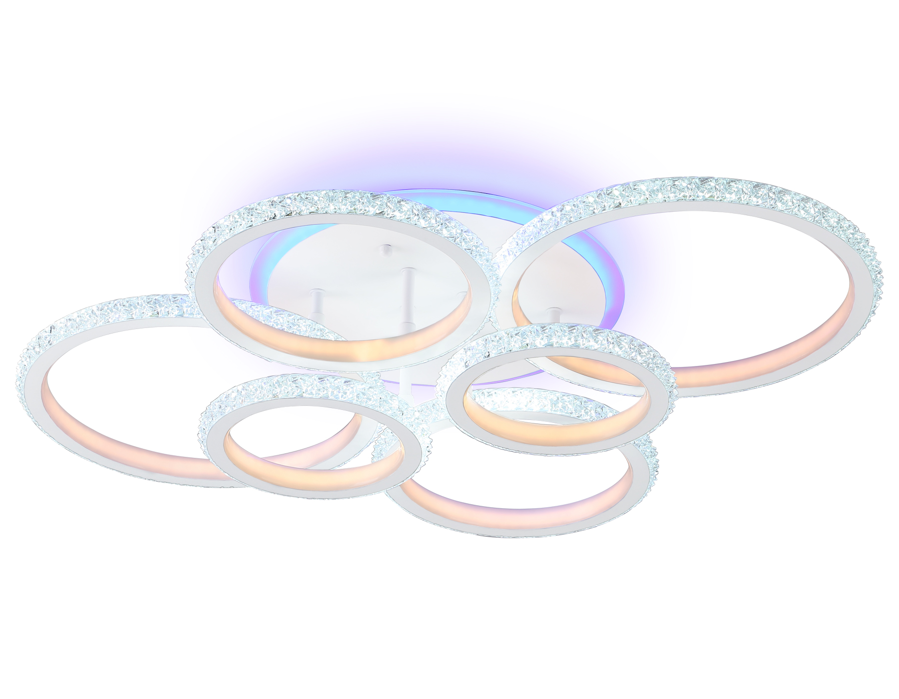 FA9528/2+2+2 WH белый 160W 6400K/3000K+RGB 720*540*140 (ПДУ РАДИО 2.4G)