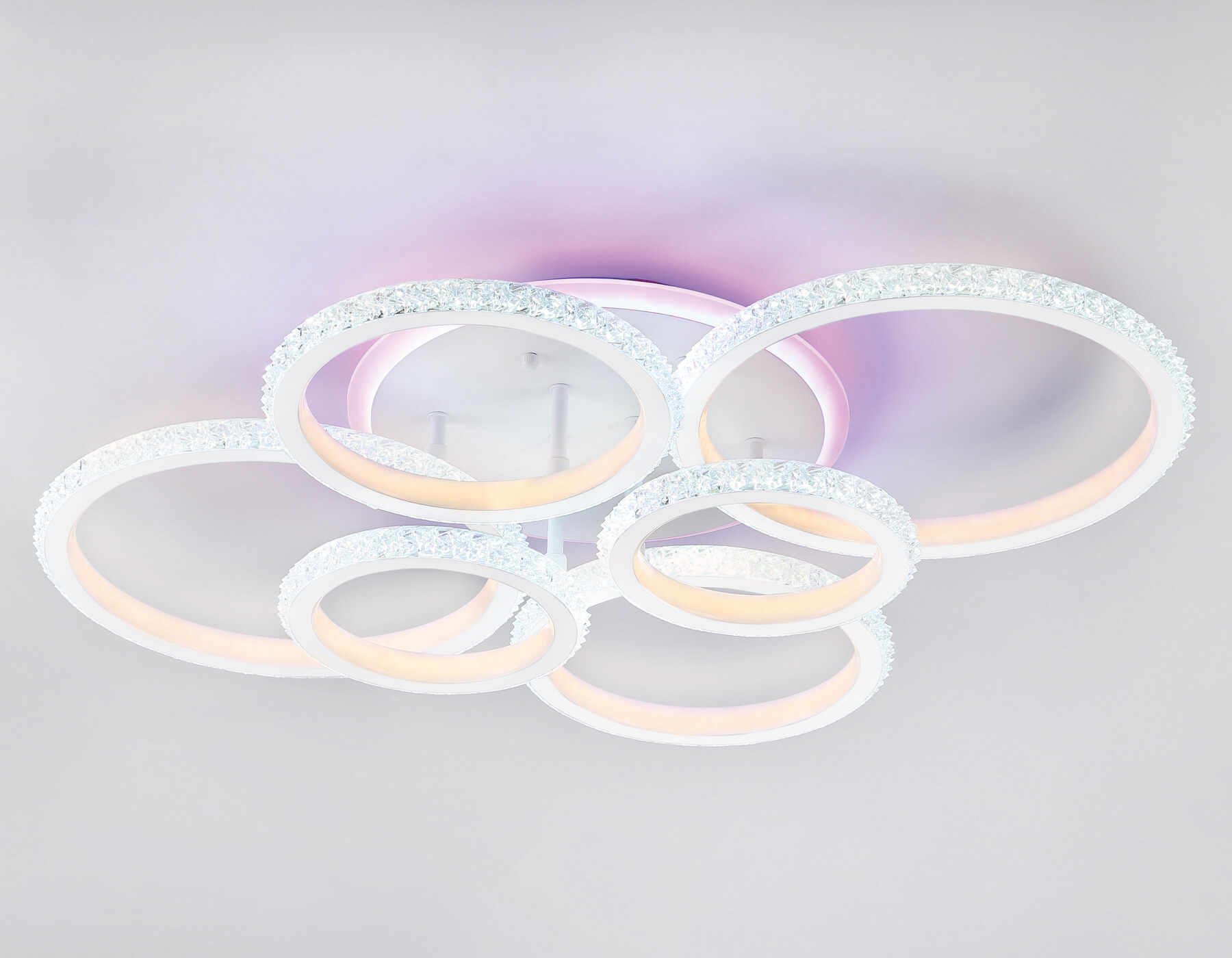 FA9528/2+2+2 WH белый 160W 6400K/3000K+RGB 720*540*140 (ПДУ РАДИО 2.4G)