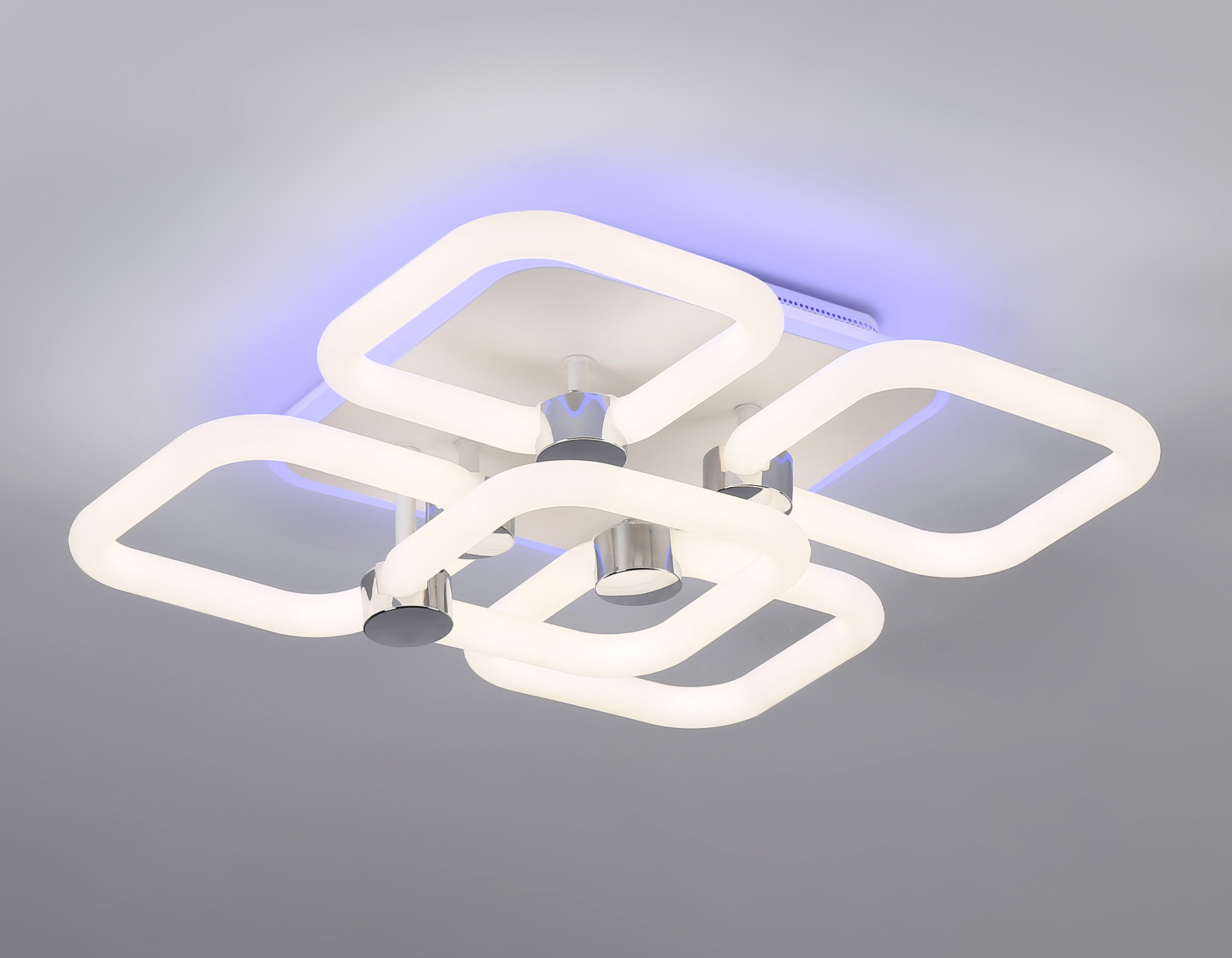 FA3861/4+1 WH белый 70W 3000K-6400K+RGB 400*400*115 (ПДУ РАДИО 2.4G)