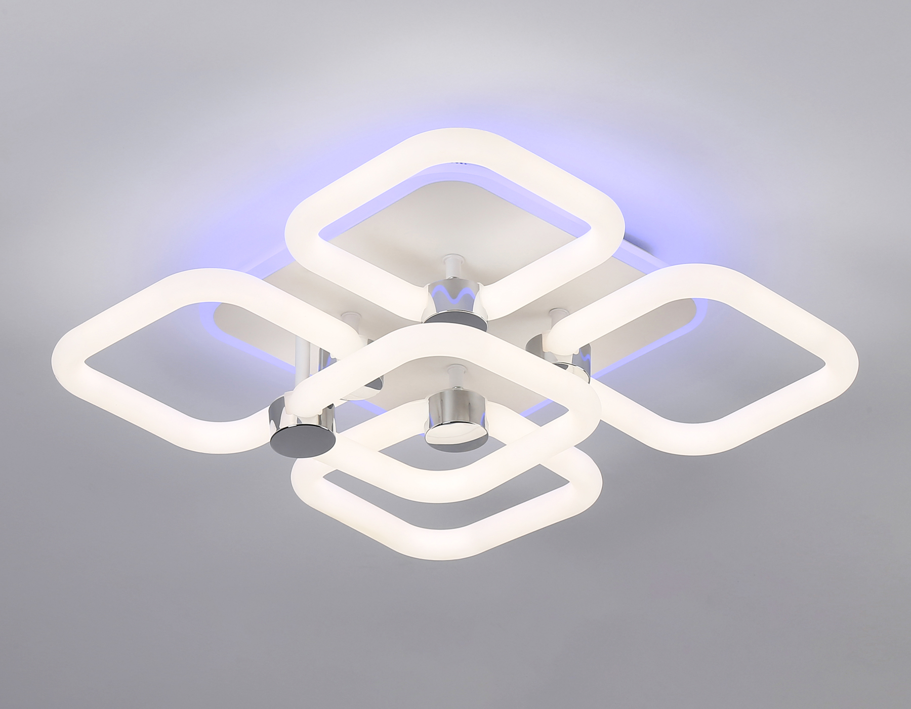 FA3861/4+1 WH белый 70W 3000K-6400K+RGB 400*400*115 (ПДУ РАДИО 2.4G)