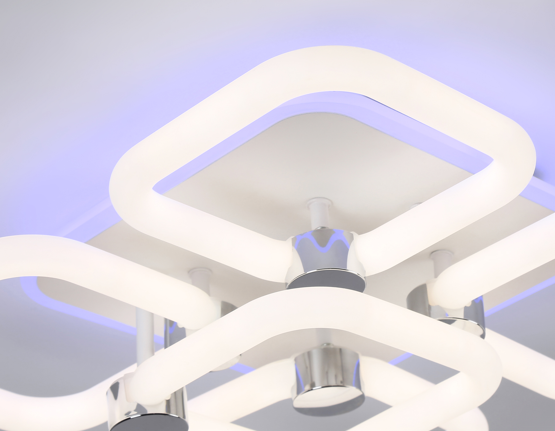 FA3861/4+1 WH белый 70W 3000K-6400K+RGB 400*400*115 (ПДУ РАДИО 2.4G)