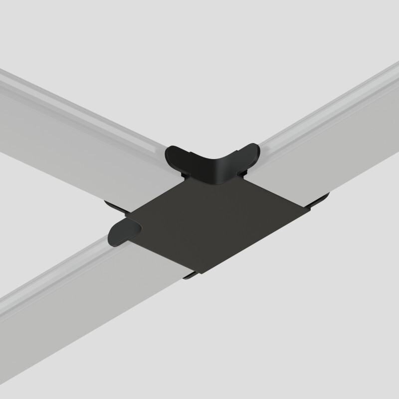 Соединитель Т-образный для треков Air, серия Base, пластик, чёрный