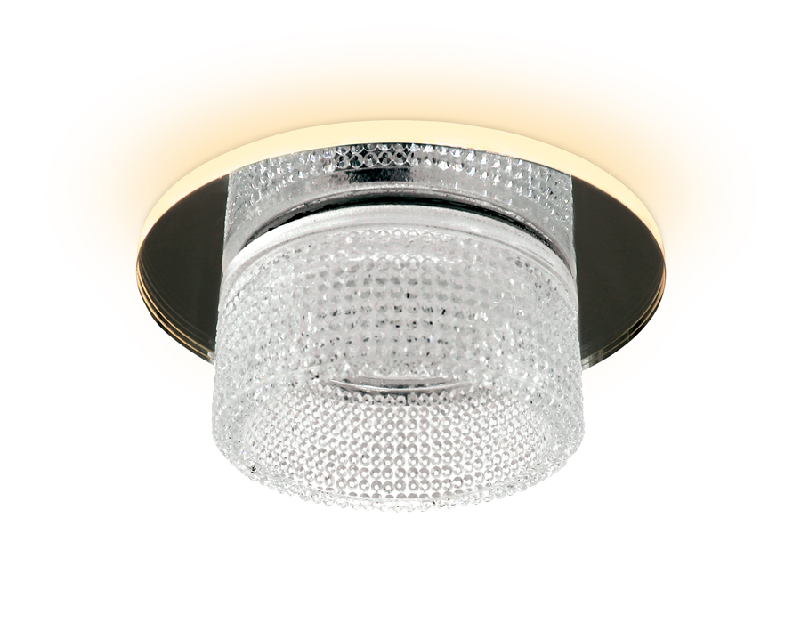 TN350 CH/CL хром/прозрачный GU5.3+3W (LED WHITE) D95*45