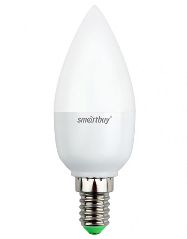 Светодиодная (LED) Лампа Smartbuy-C37-05W/3000/E14