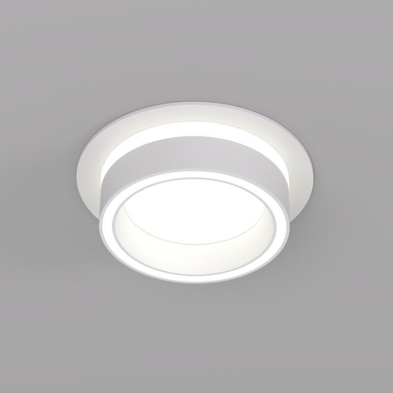 DK2100-WH Встраиваемый светильник NIKO, IP 20, до 15 Вт, GX53, LED, белый, акрил, алюминий