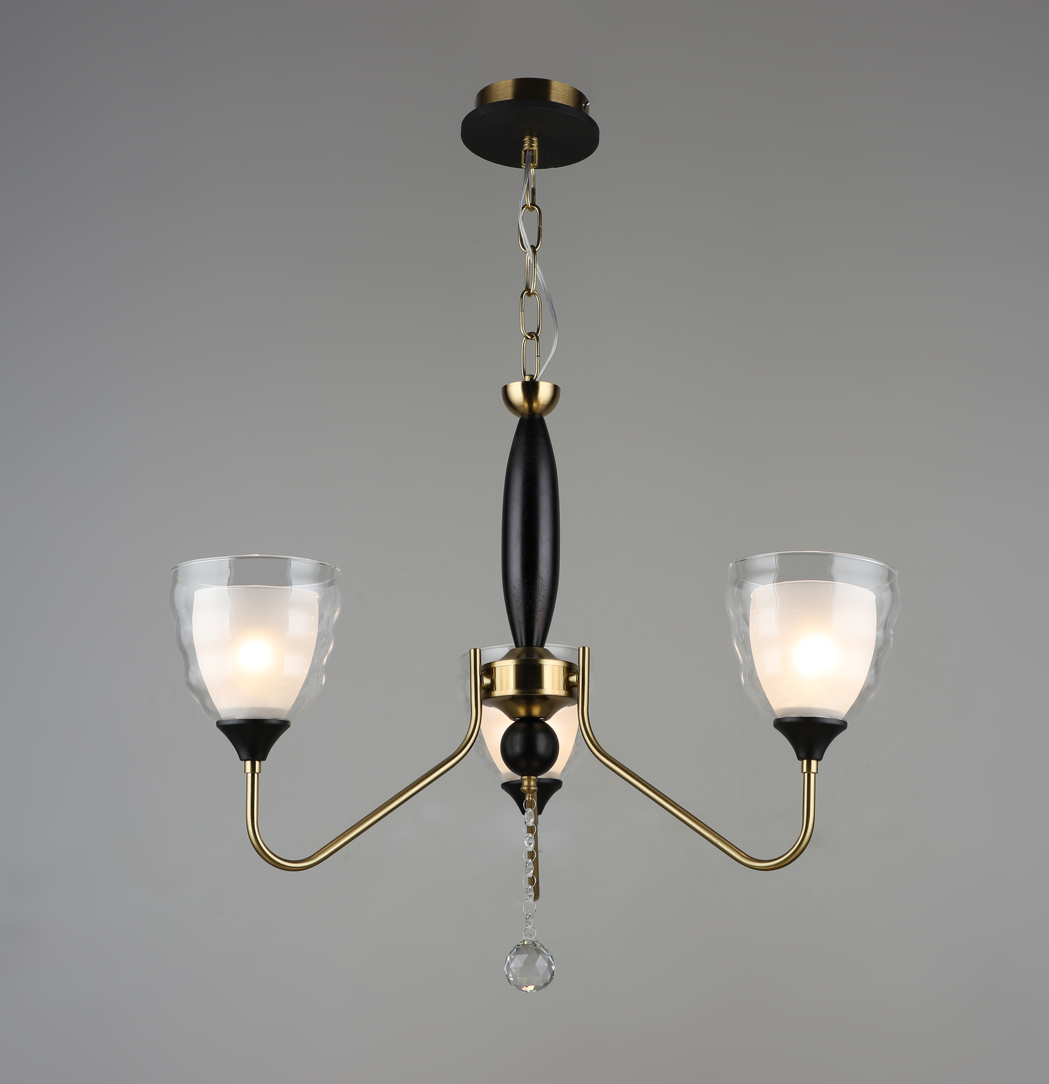 Подвесная люстра PL6550-3 CP+BK 000060424