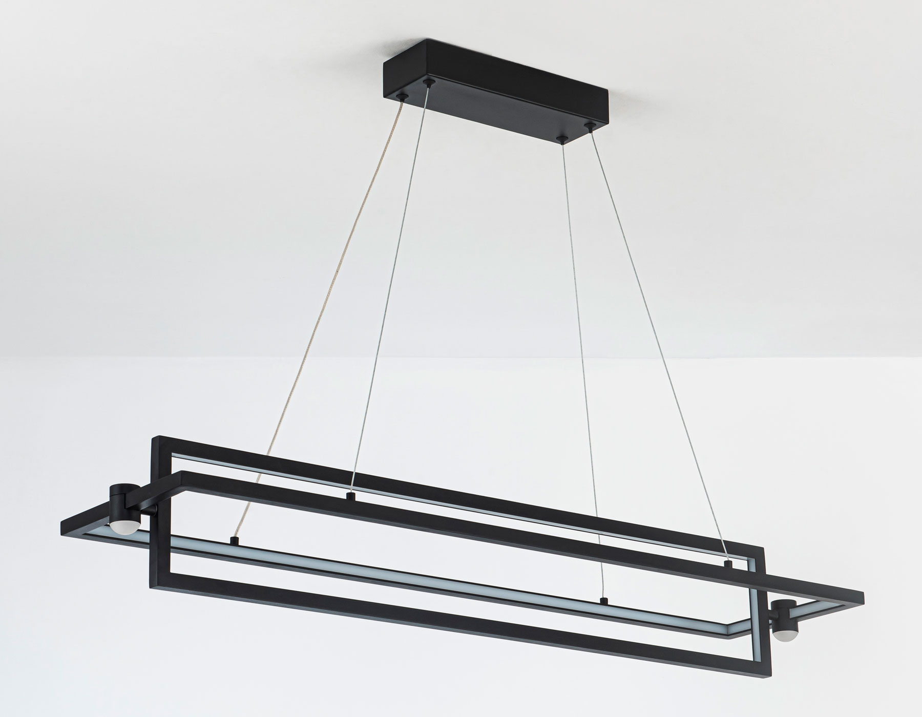 FL5737/2+2 BK черный 45W 3000K/4200K/6400K 900*220*1300 (без ПДУ)