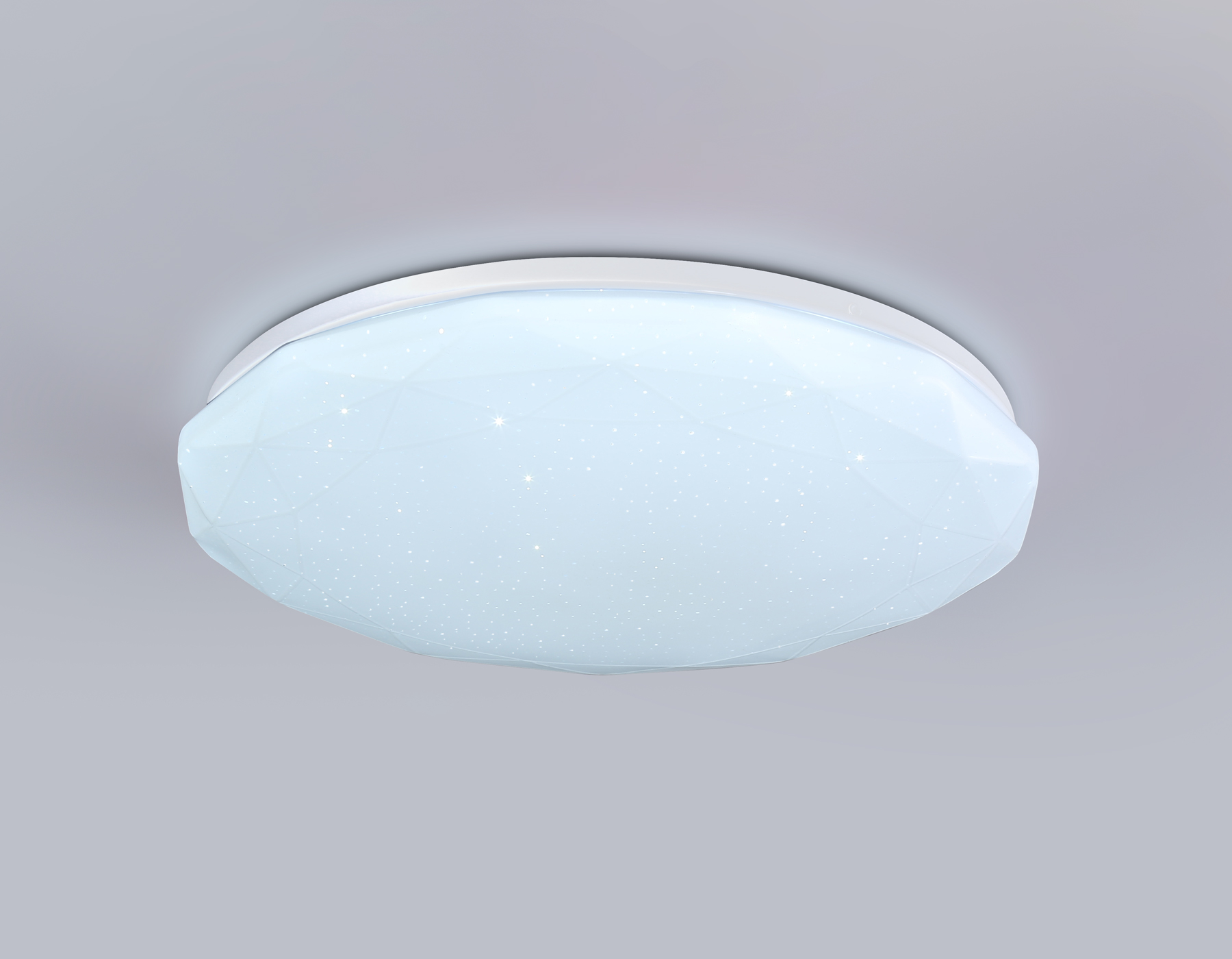 FZ417 WH белый IP20 46W 3000K-6500K+RGB D380*60 (ПДУ ИК)