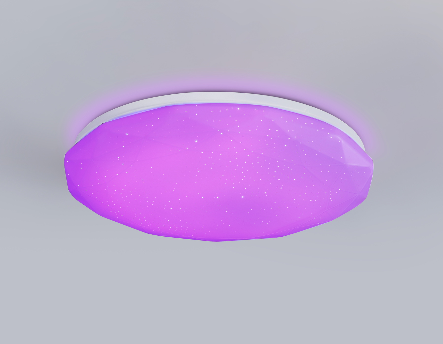 FZ417 WH белый IP20 46W 3000K-6500K+RGB D380*60 (ПДУ ИК)