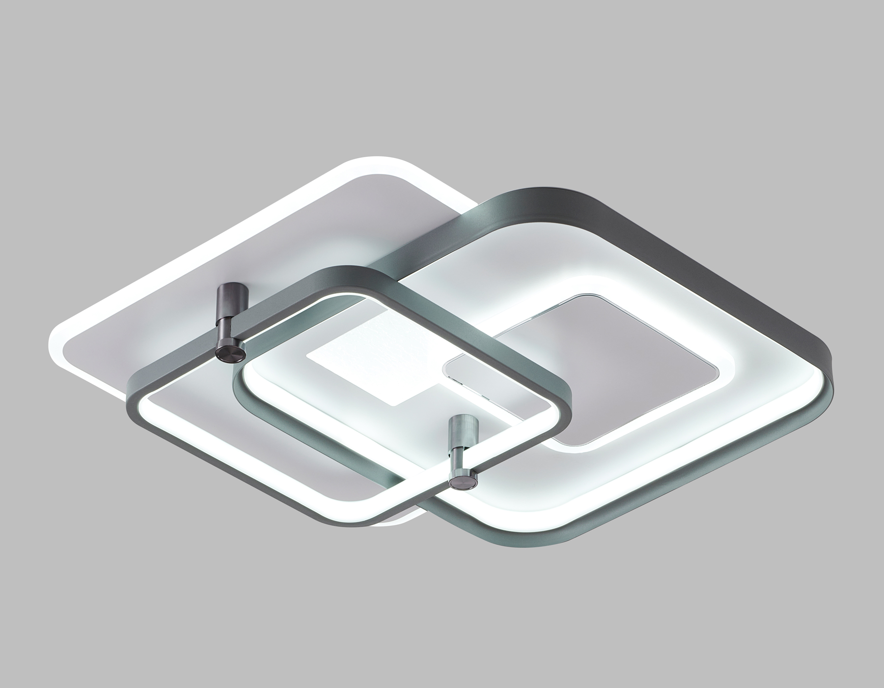 FL5055 WH/GR белый/серый 134W 3000K-6400K 480*480*100 (ПДУ РАДИО 2.4G)