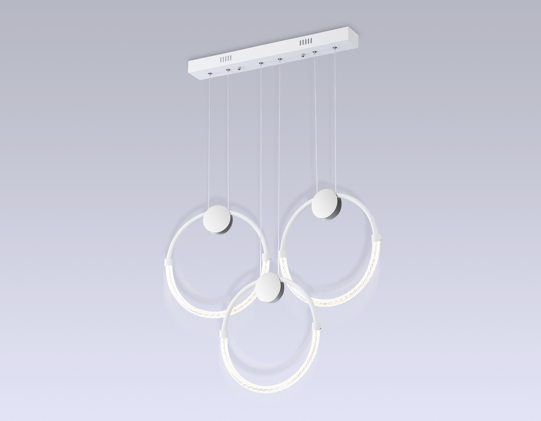 FL10595/3 WH/CH белый/хром 4200K 34W 630*20*1200 (Без ПДУ)