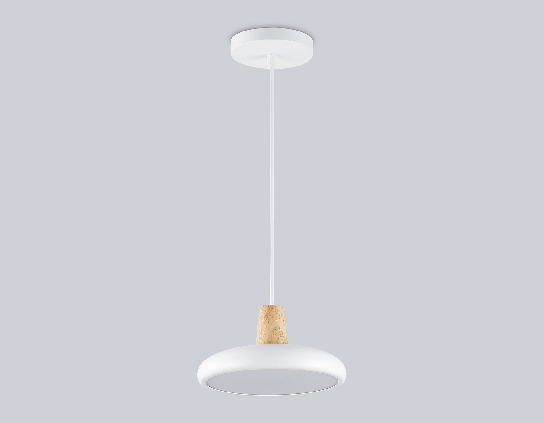 FL4838 WH/WD белый/дерево 24W 3000-6000K D200*800 (без ПДУ)