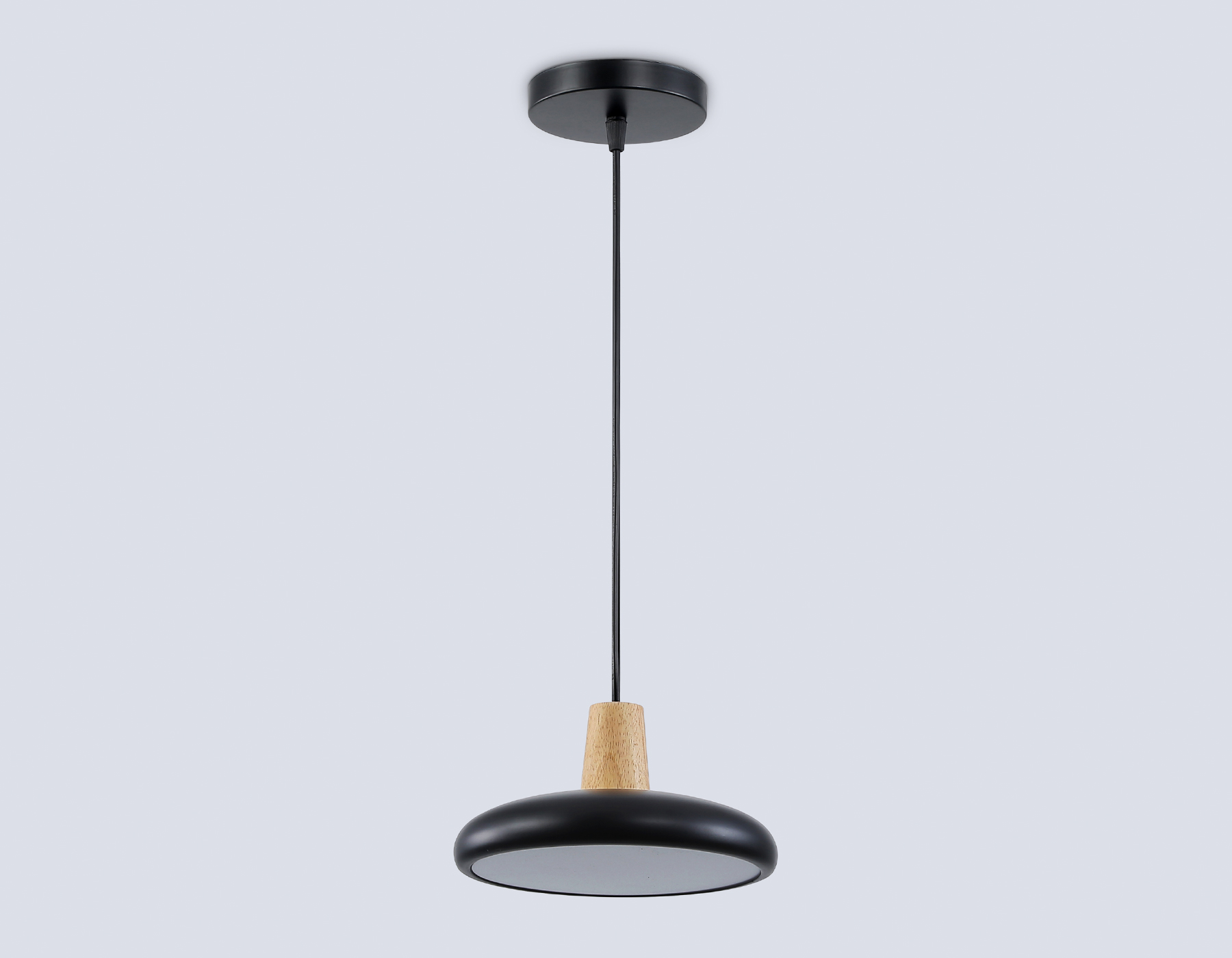 FL4839 BK/WD черный/дерево 24W 3000-6000K D200*800 (без ПДУ)