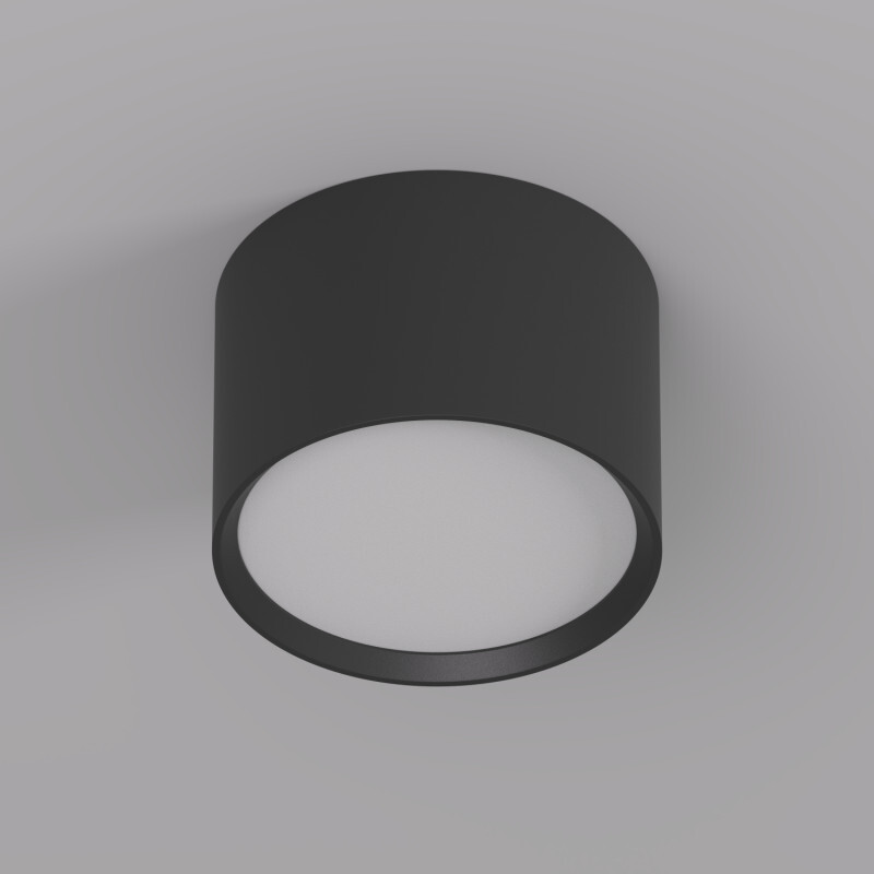 DK2601-BK Светильник накладной LUND, IP 20, до 15 Вт, GX53, LED, черный, алюминий