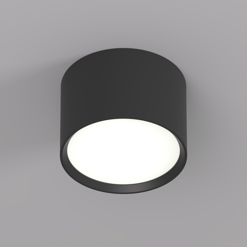 DK2601-BK Светильник накладной LUND, IP 20, до 15 Вт, GX53, LED, черный, алюминий