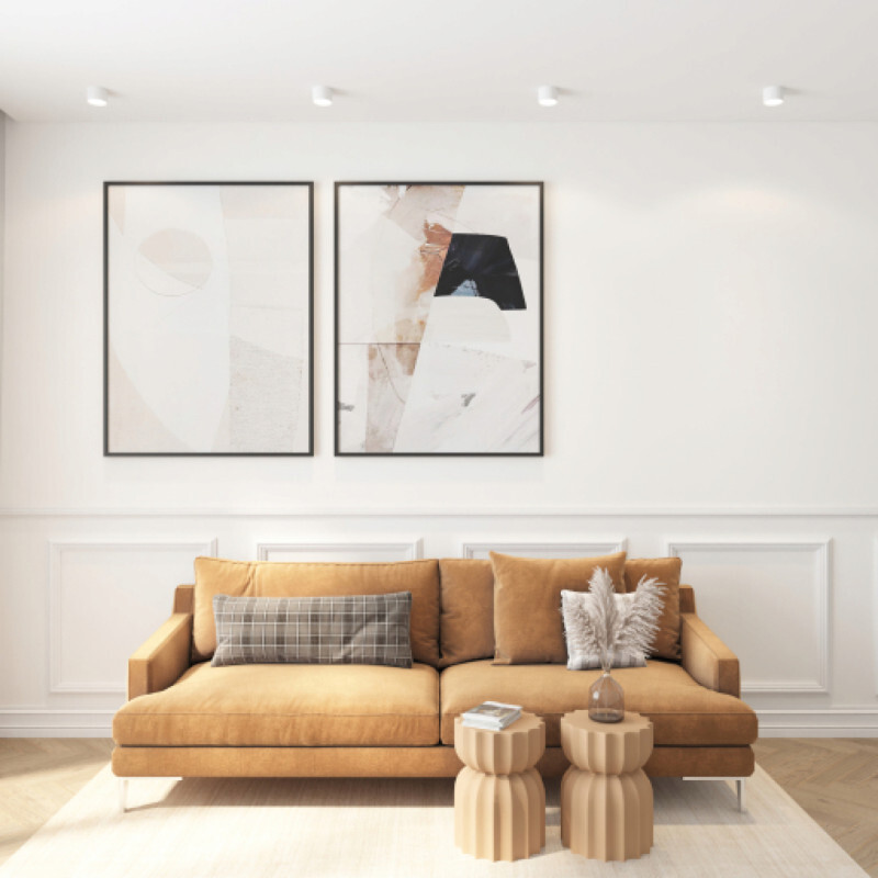 DK2601-WH Светильник накладной LUND, IP 20, до 15 Вт, GX53, LED, белый, алюминий