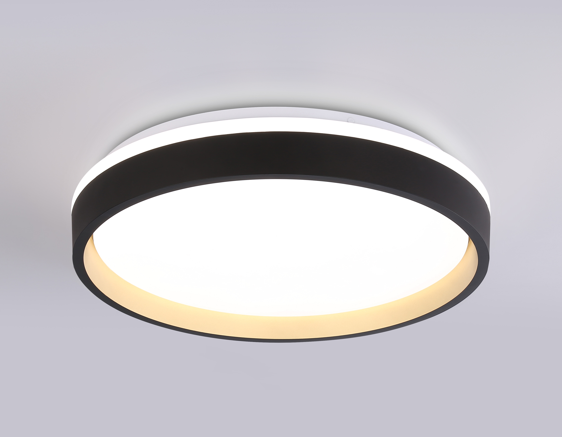 FZ604 BK/GD черный/золото IP20 46W 3000K-6500K+RGB D390*80 (ПДУ ИК)