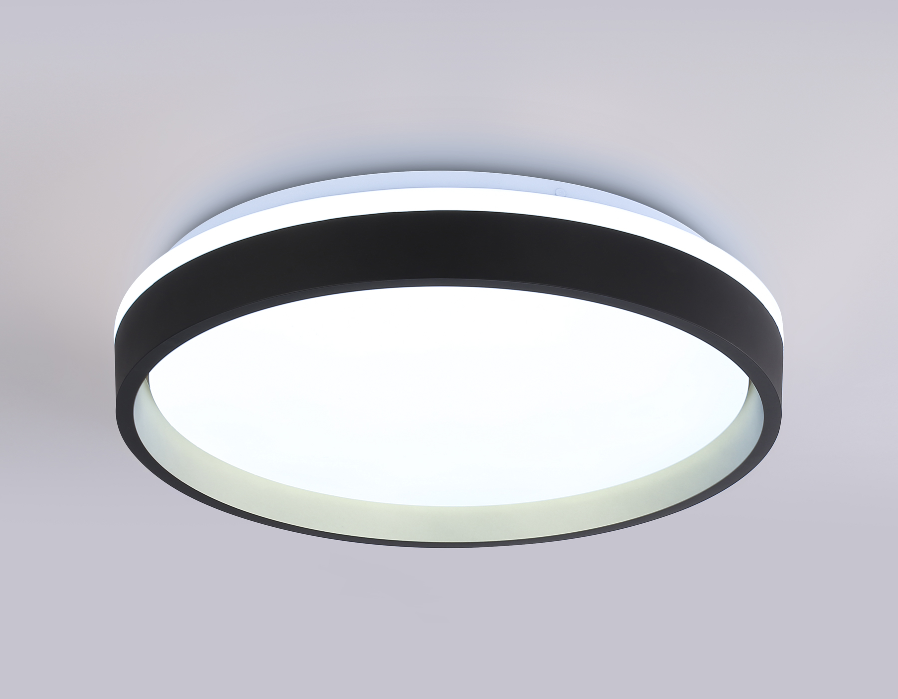 FZ604 BK/GD черный/золото IP20 46W 3000K-6500K+RGB D390*80 (ПДУ ИК)