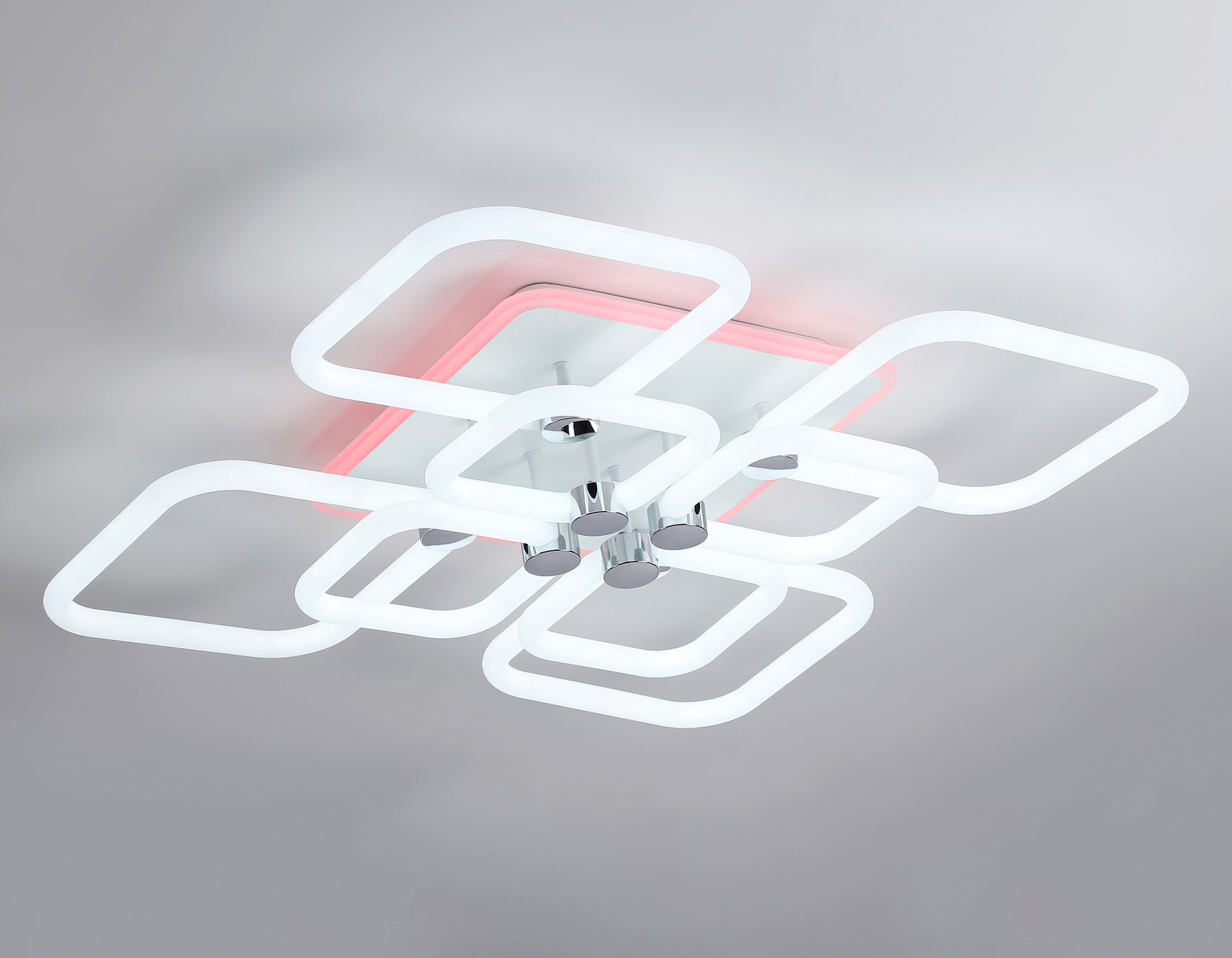 FA3866/4+4 WH белый 144W 3000K-6400K+RGB 627*627*121 (ПДУ РАДИО 2.4G)