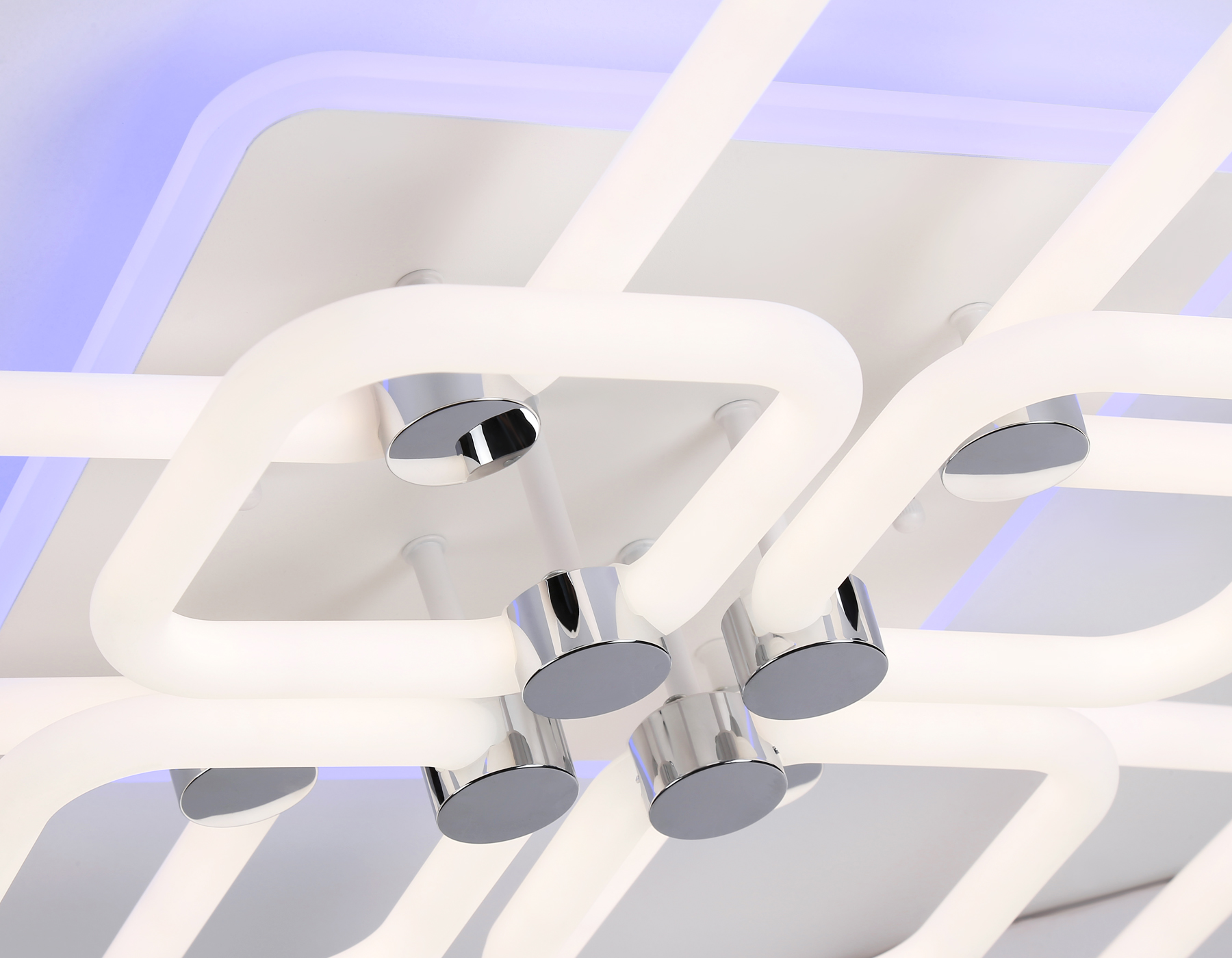 FA3866/4+4 WH белый 144W 3000K-6400K+RGB 627*627*121 (ПДУ РАДИО 2.4G)