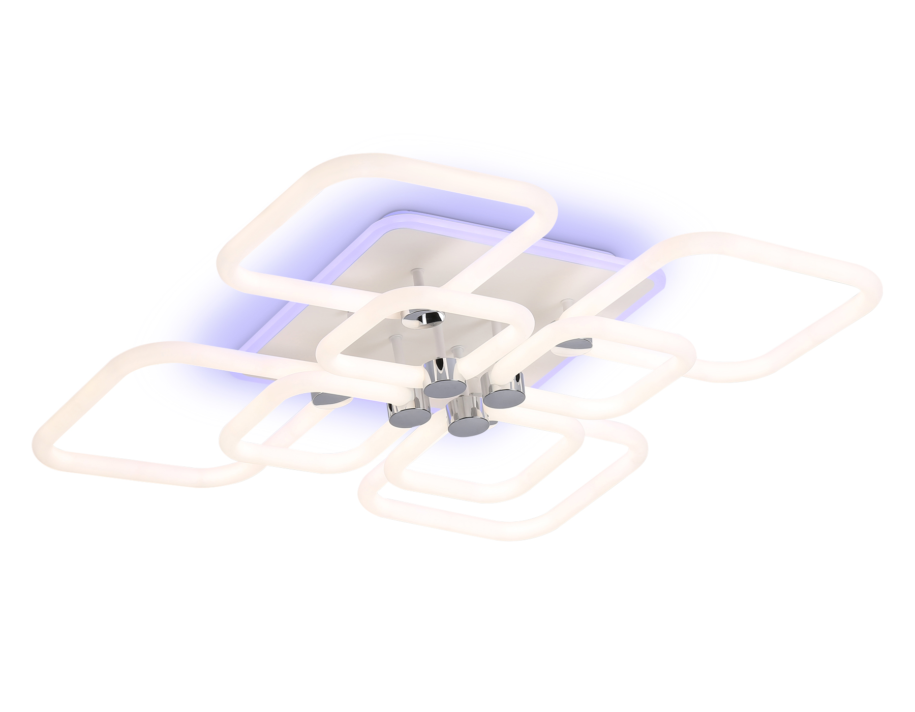 FA3866/4+4 WH белый 144W 3000K-6400K+RGB 627*627*121 (ПДУ РАДИО 2.4G)